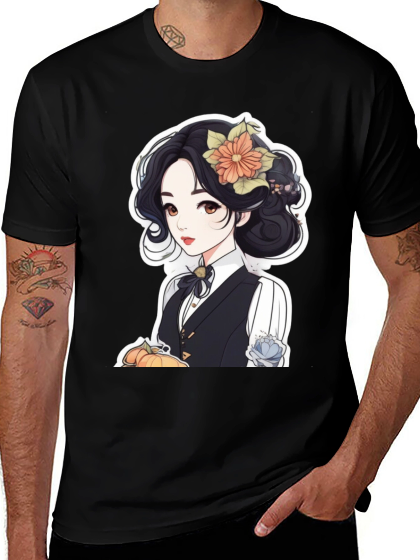 Anime Girl Thanksgiving T-Shirt