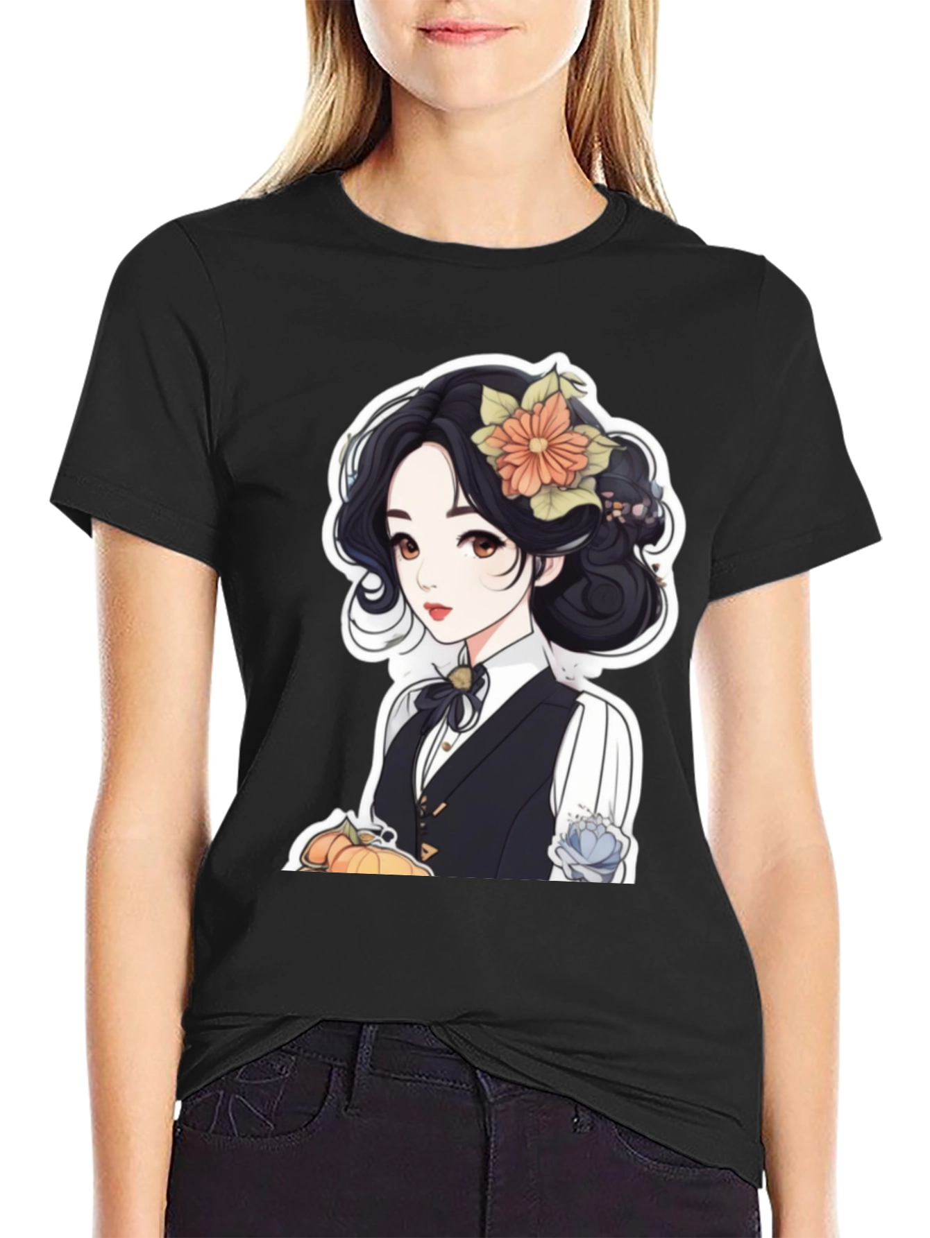 Anime Girl Thanksgiving T-Shirt