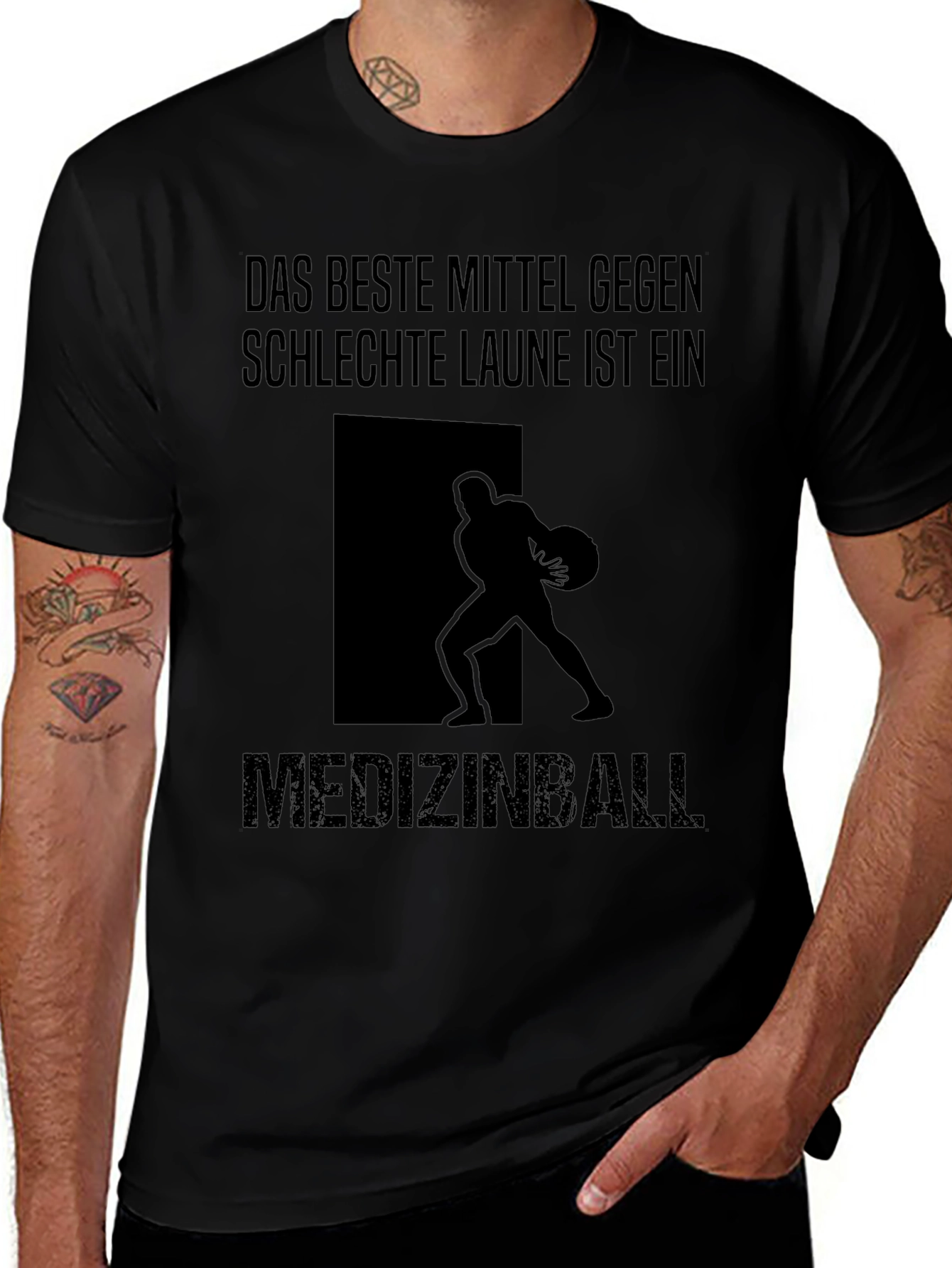 Funny Fitness Medicine Ball T-Shirt