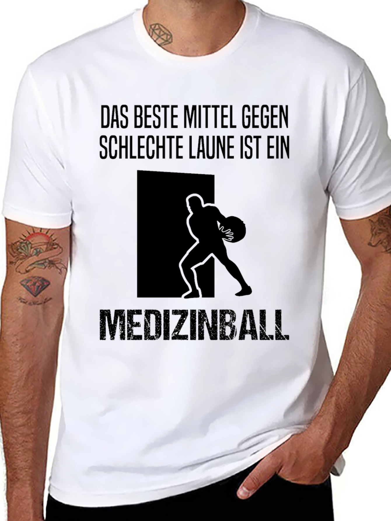 Funny Fitness Medicine Ball T-Shirt