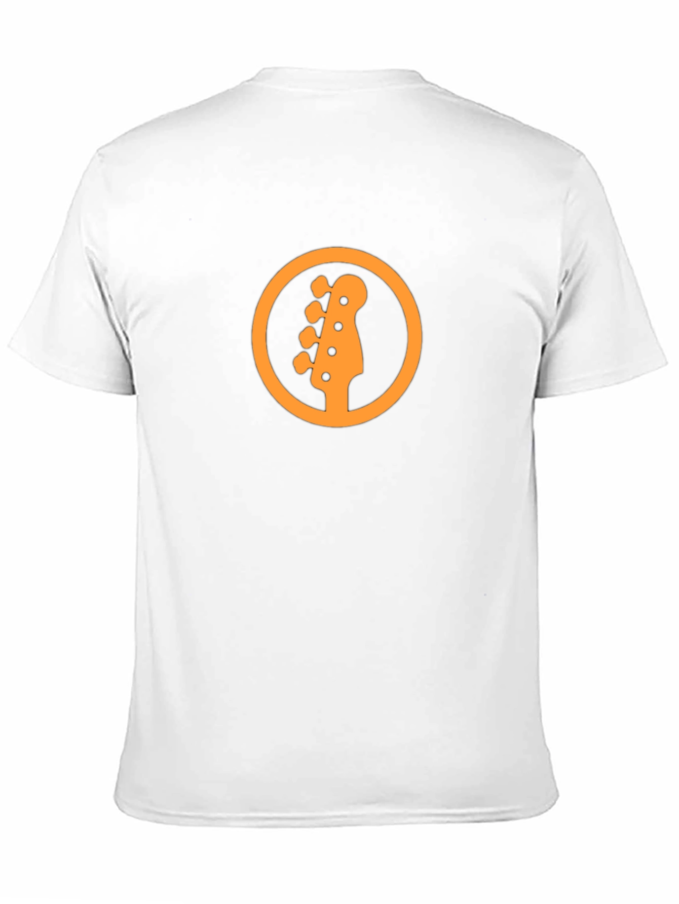 Bass Guitar Headstock Graphic Tee - Black