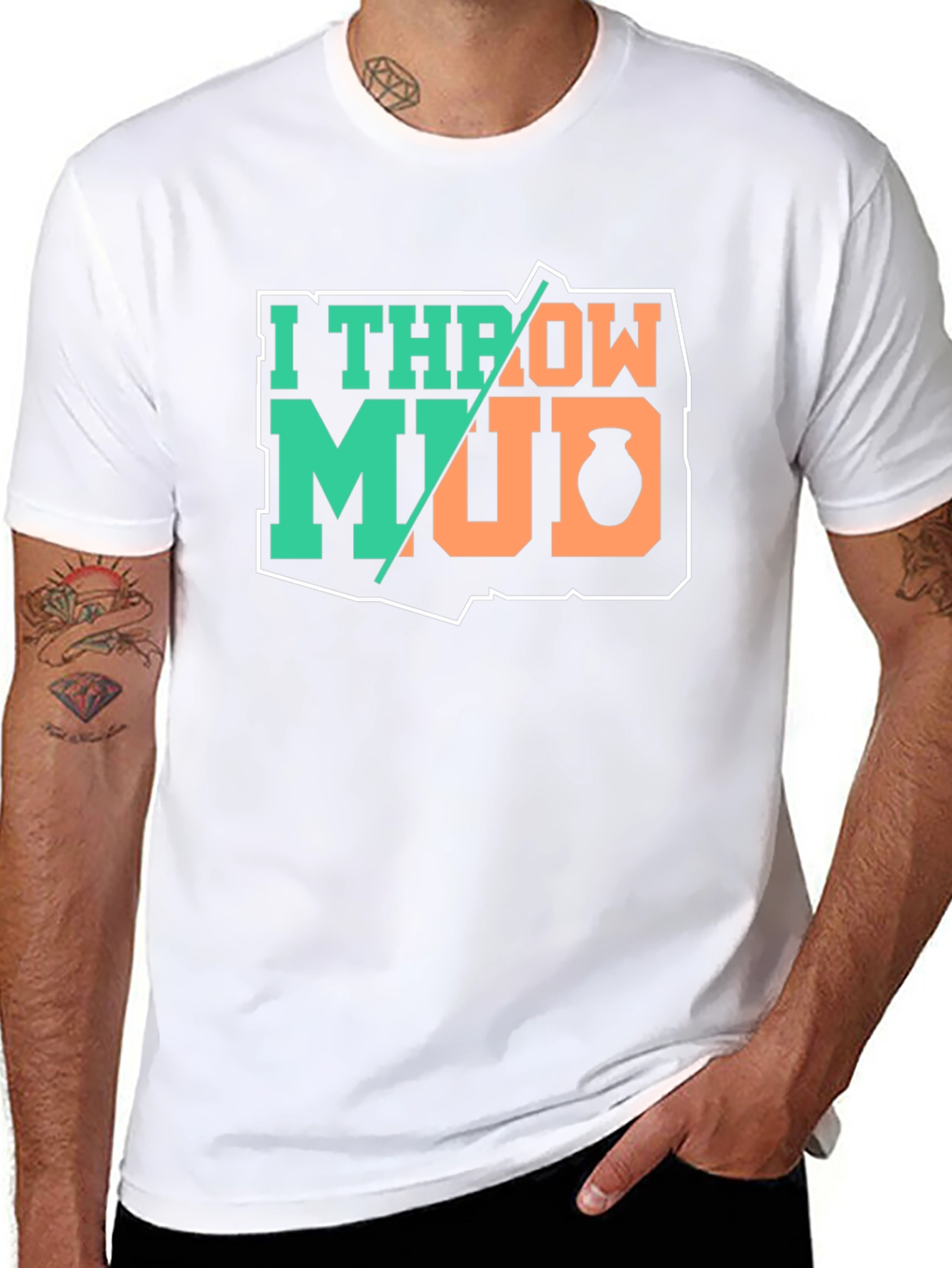 I Throw Mud Pottery T-Shirt