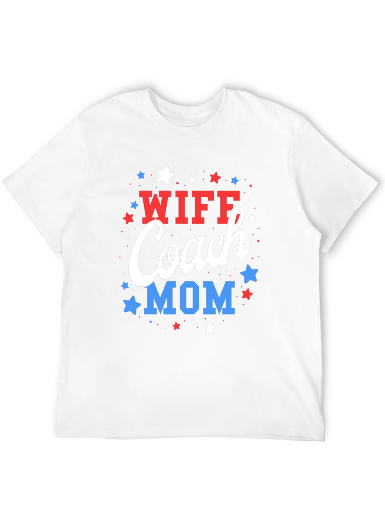 Wife Coach Mom T-Shirt - Patriotic Design