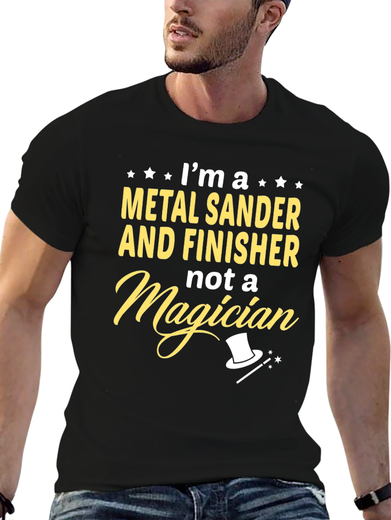 Metal Sander Finisher T-Shirt - Funny Work Tee