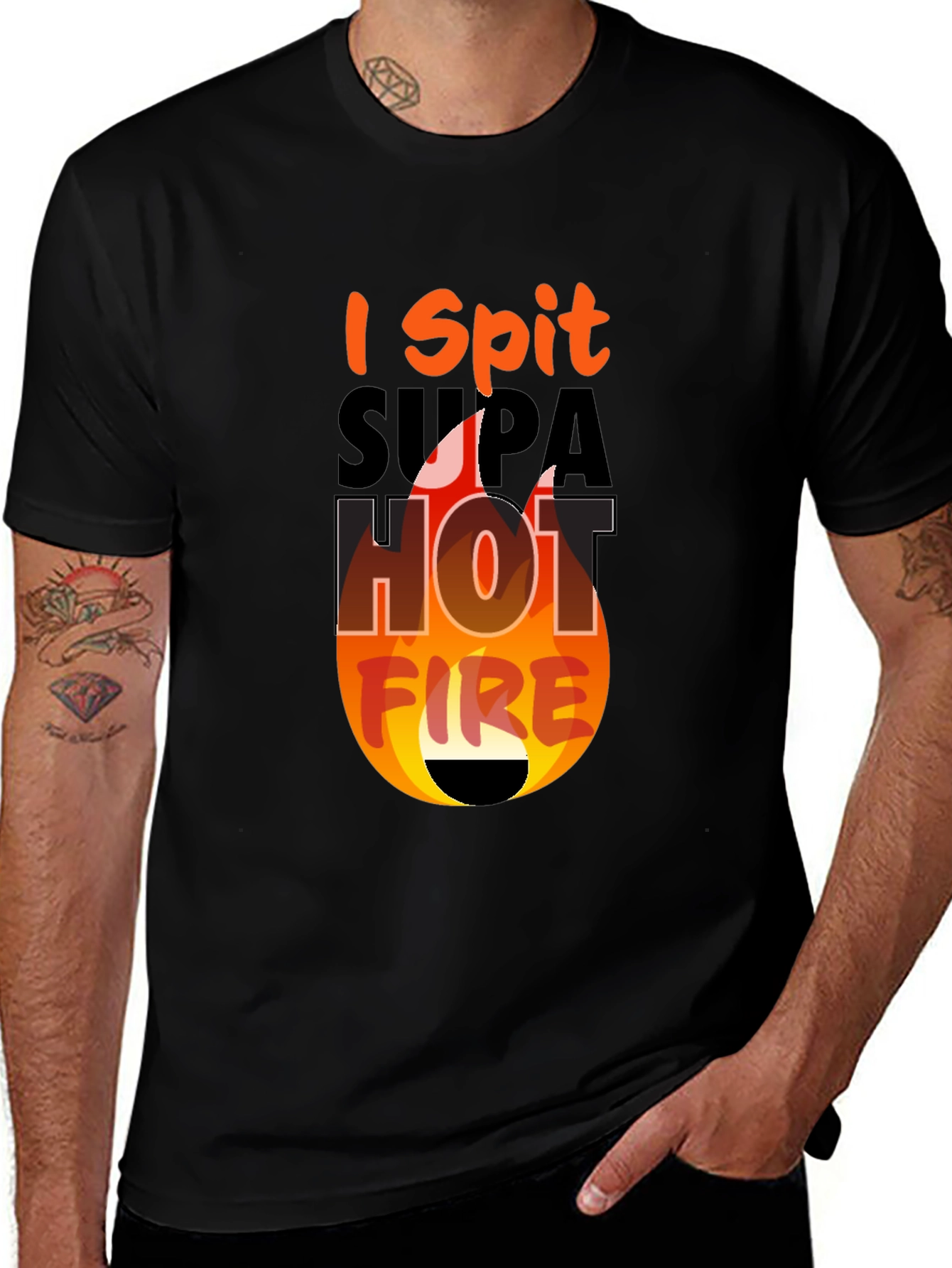 I Spit Supa Hot Fire Graphic Tee