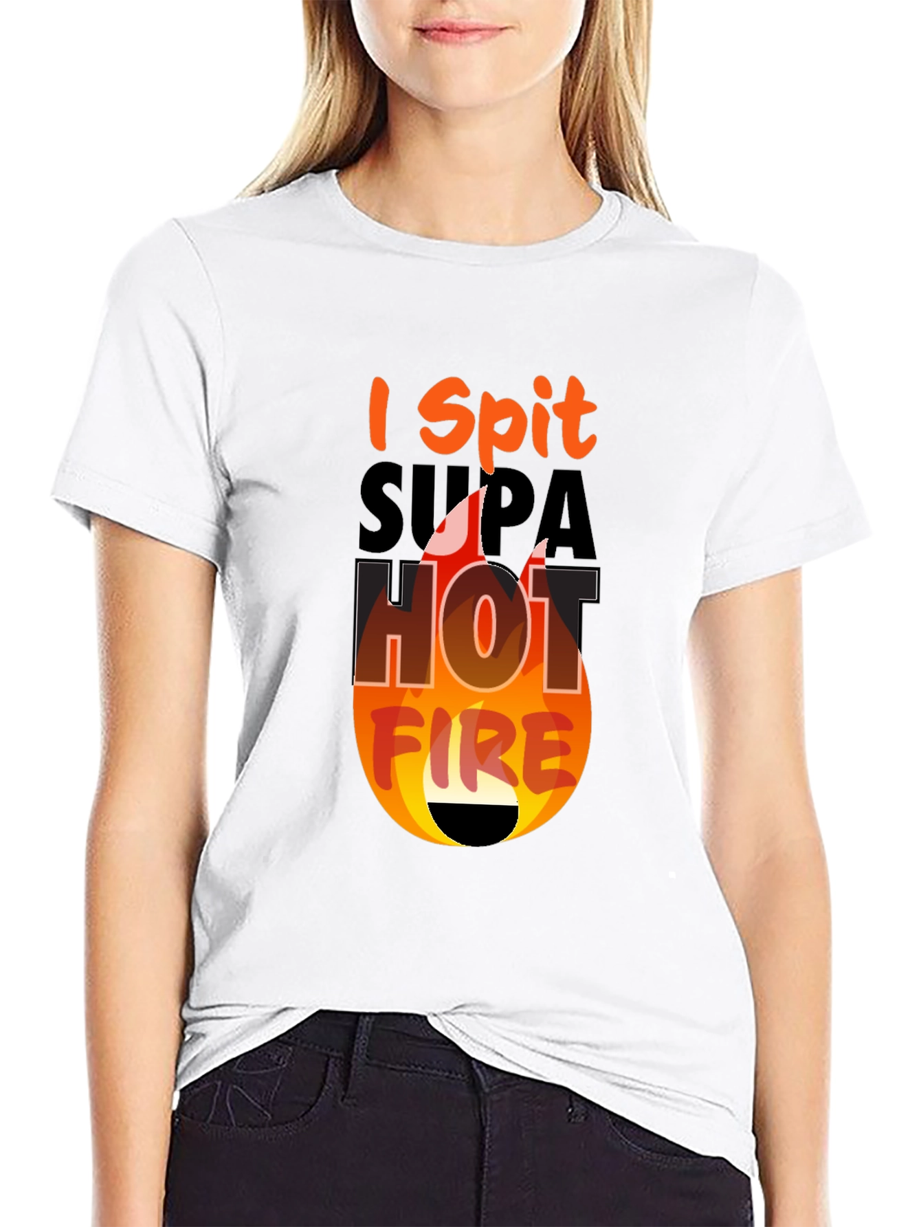 I Spit Supa Hot Fire Graphic Tee