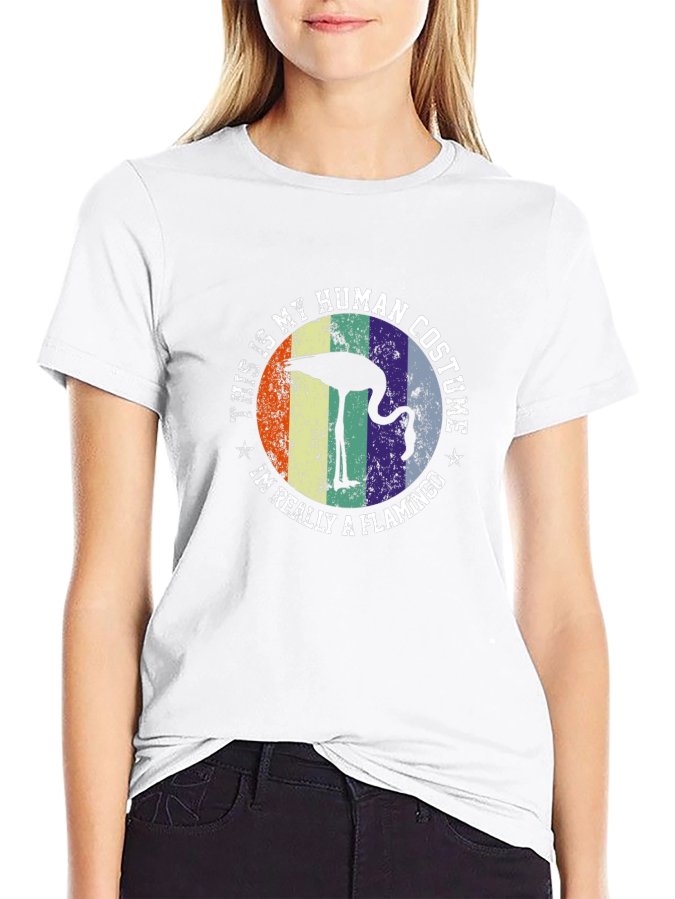 This Is My Human Costume Flamingo T-Shirt