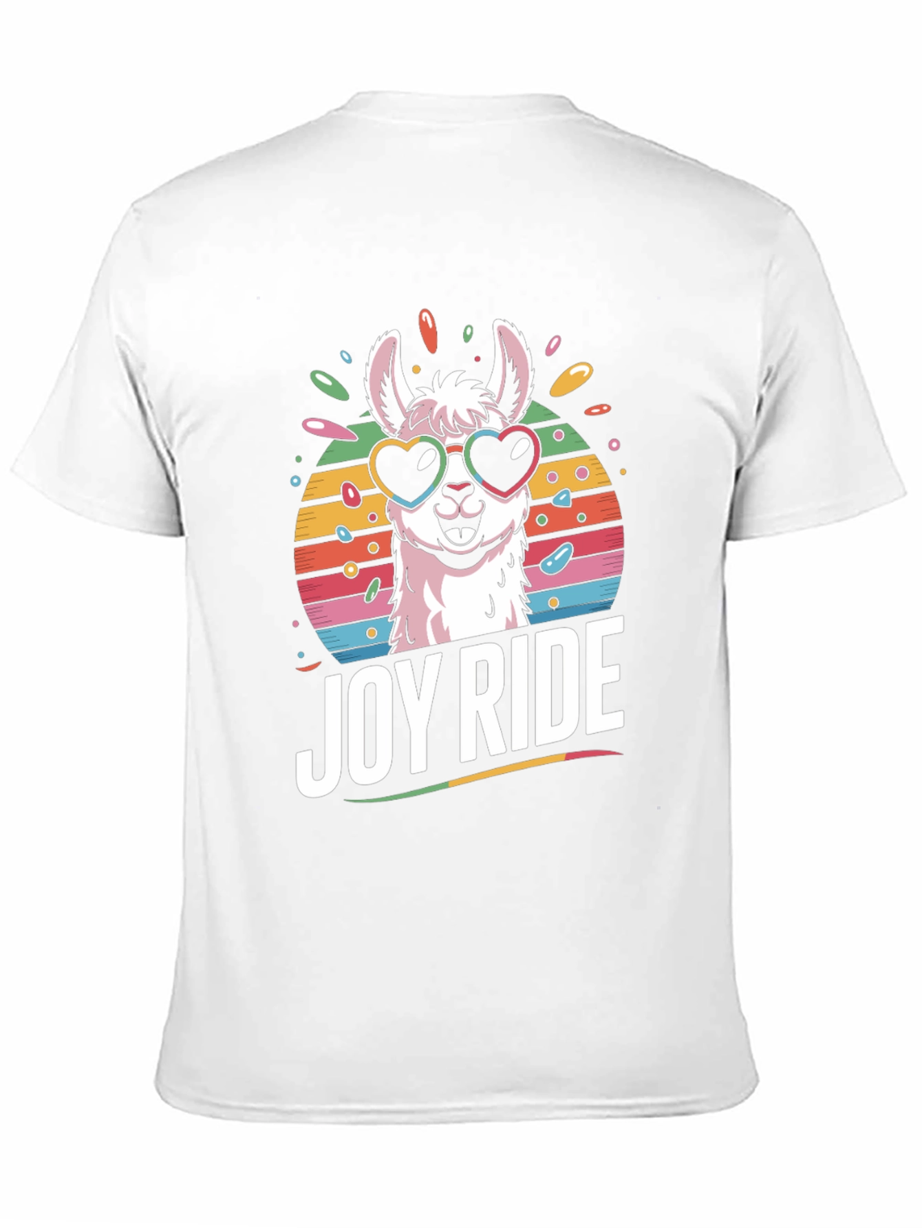 Joy Ride Llama T-Shirt - Heart Sunglasses