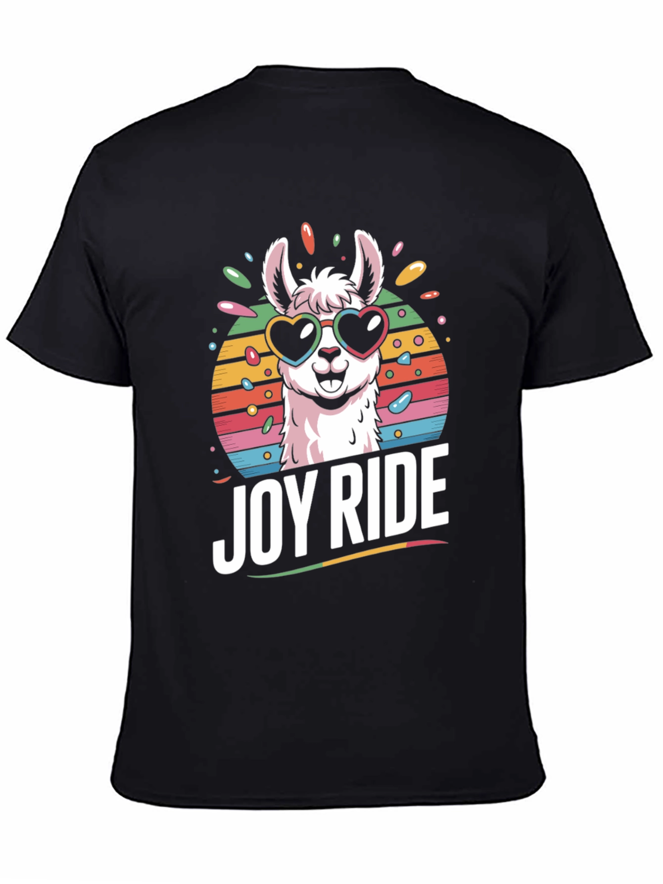 Joy Ride Llama T-Shirt - Heart Sunglasses