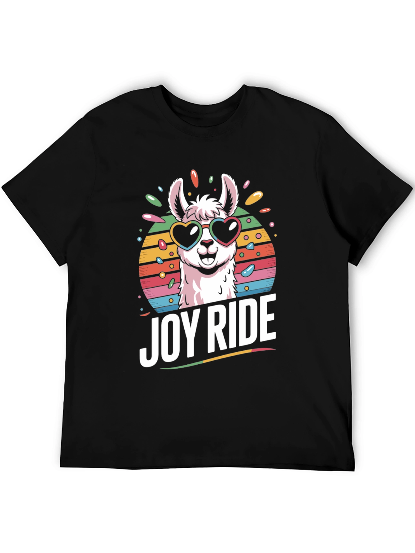 Joy Ride Llama T-Shirt - Heart Sunglasses