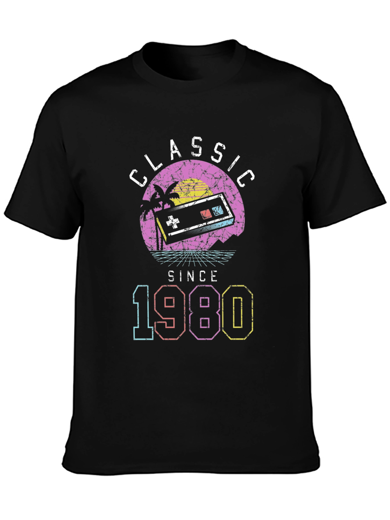 Classic Since 1980 Retro Gaming T-Shirt