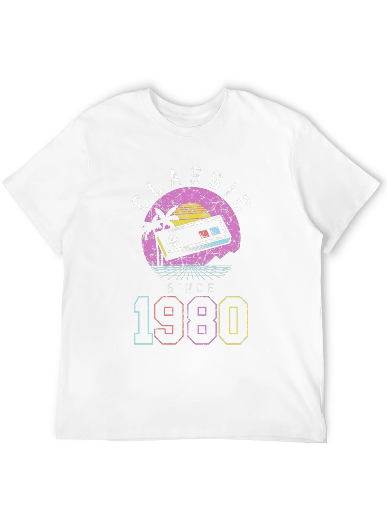 Classic Since 1980 Retro Gaming T-Shirt