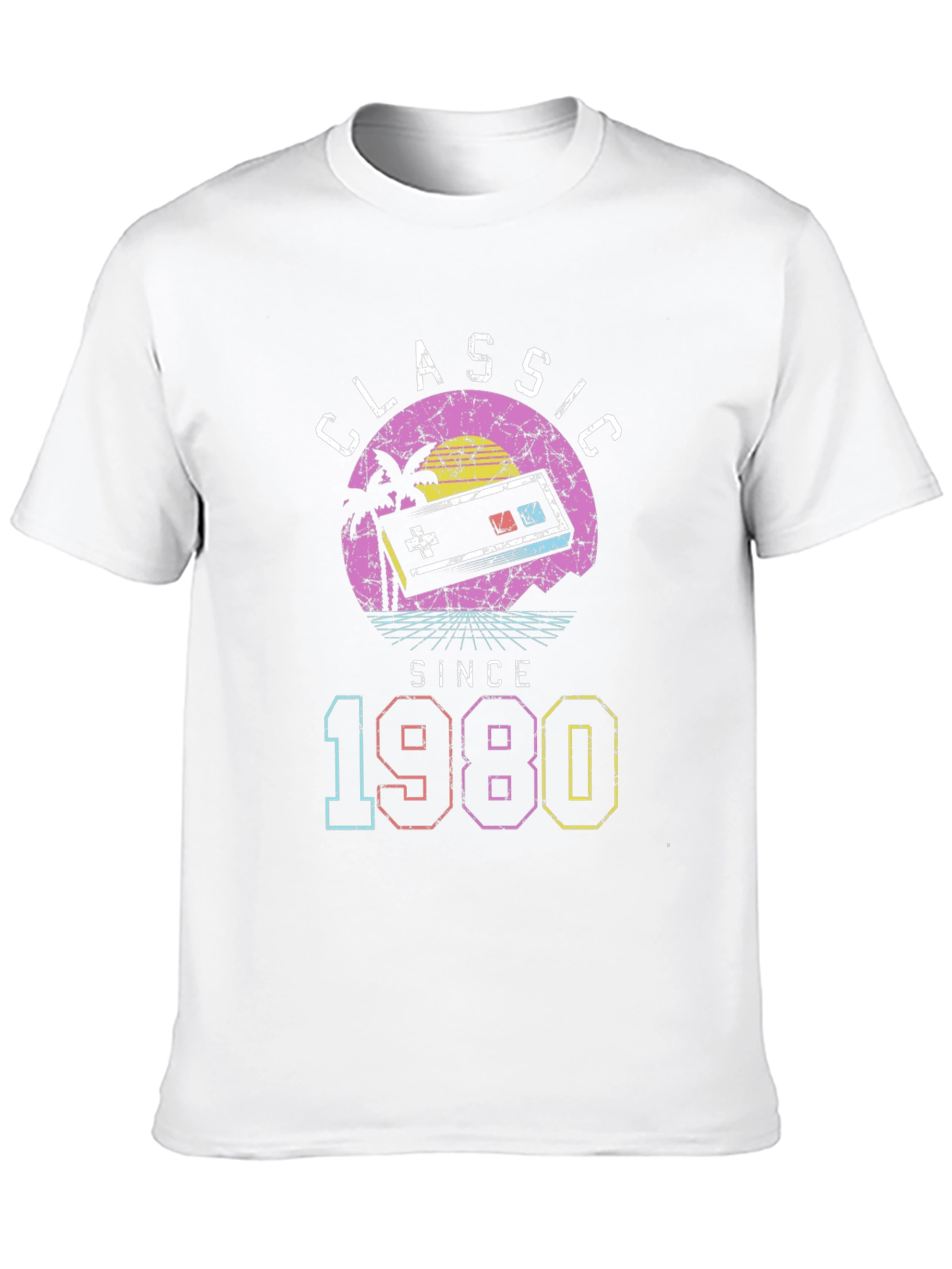 Classic Since 1980 Retro Gaming T-Shirt