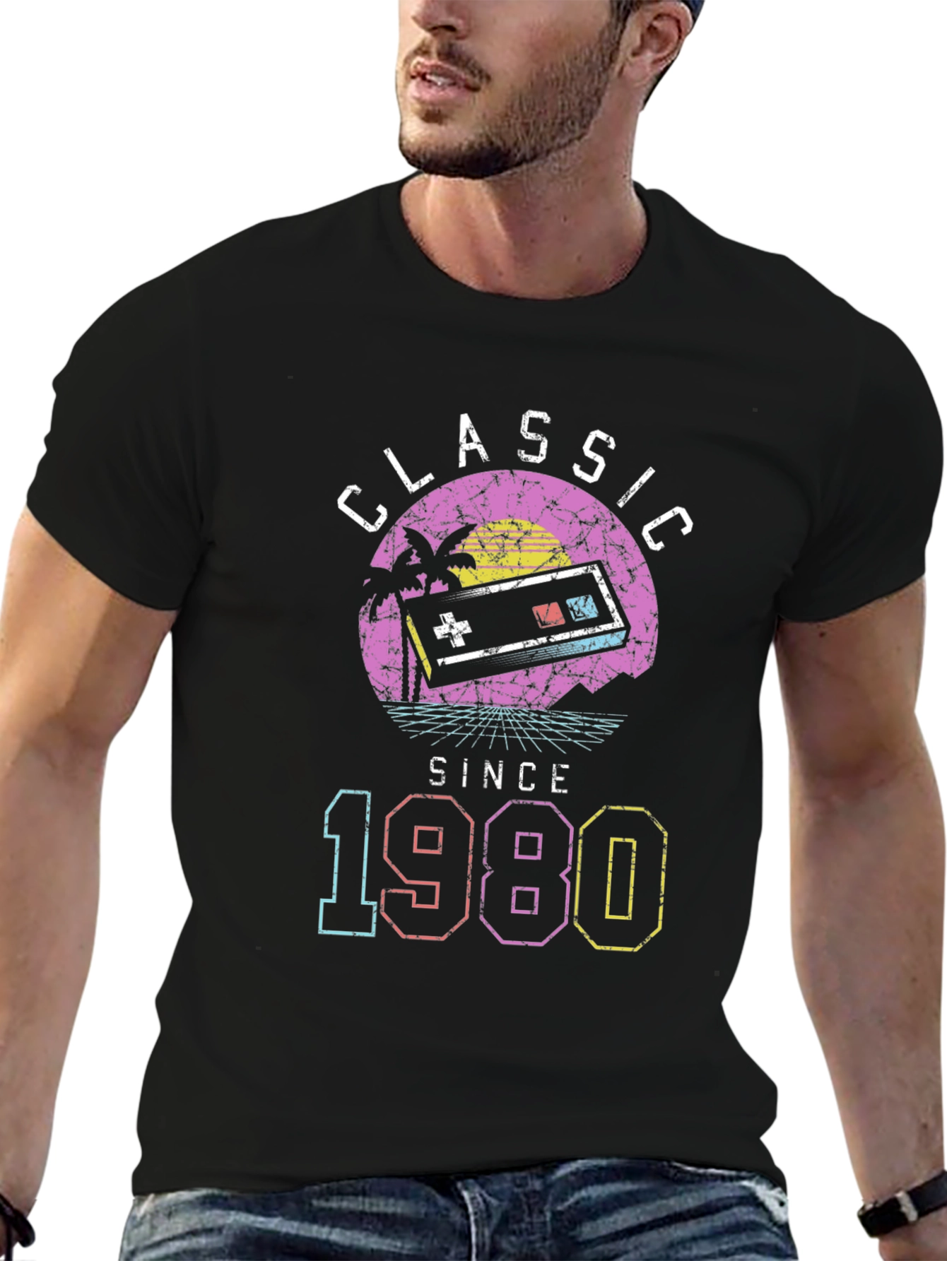 Classic Since 1980 Retro Gaming T-Shirt