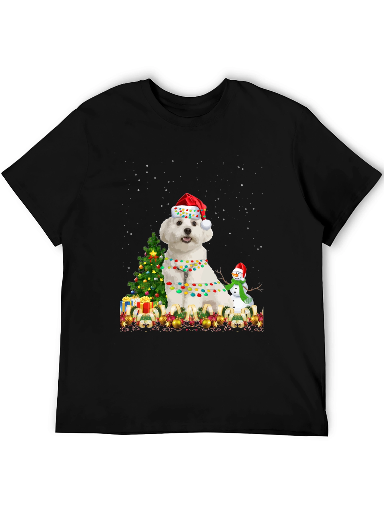 Festive Dog Christmas T-Shirt