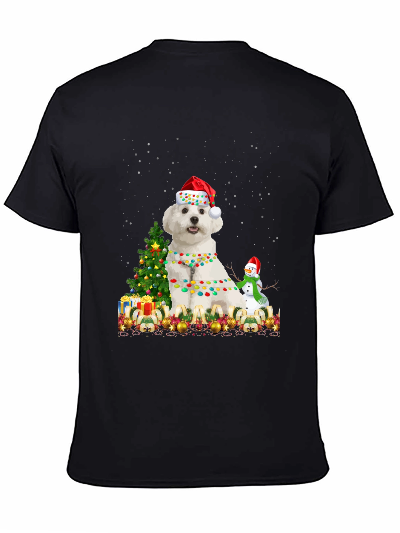 Festive Dog Christmas T-Shirt