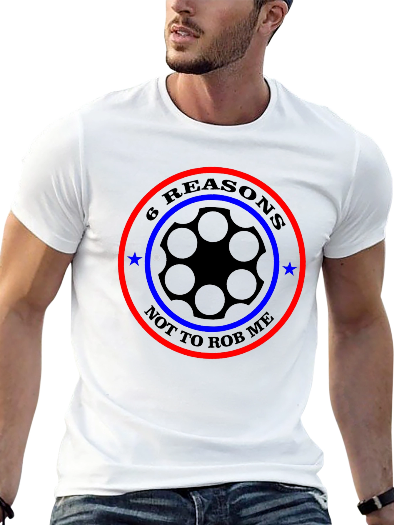 6 Reasons Not To Rob Me T-Shirt