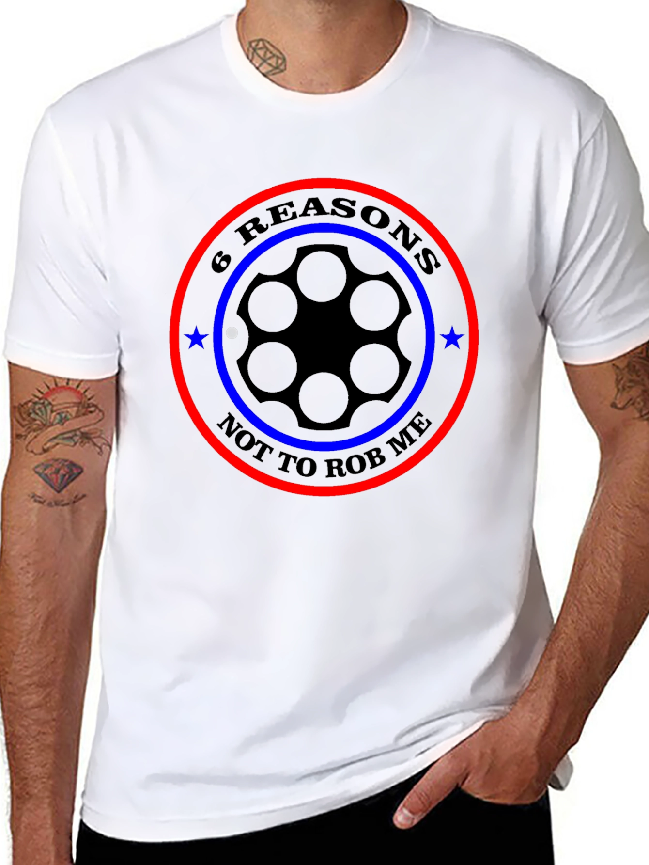 6 Reasons Not To Rob Me T-Shirt