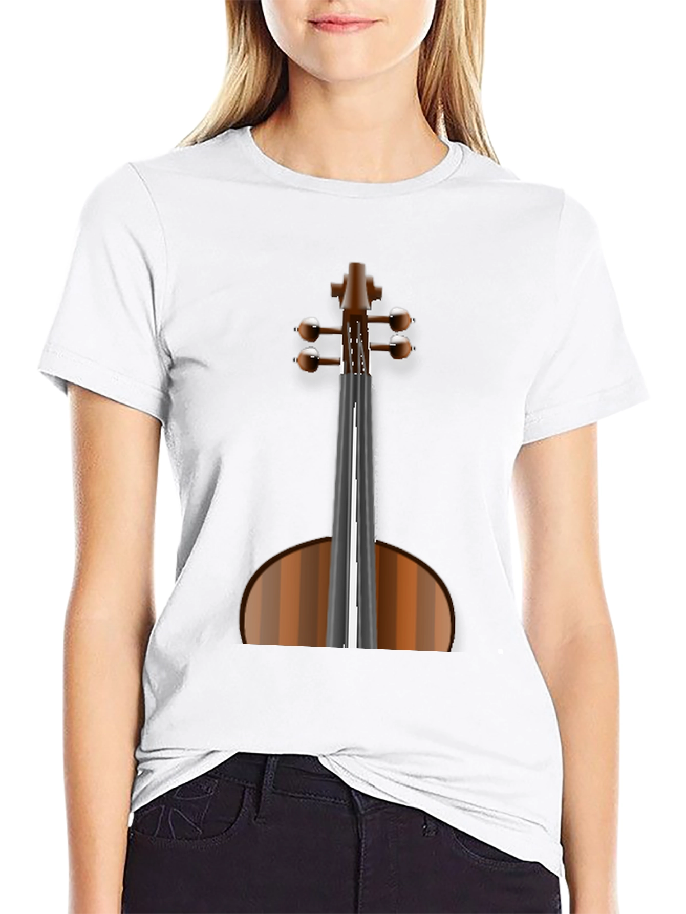 Violin Graphic Tee - Musicians Fashion