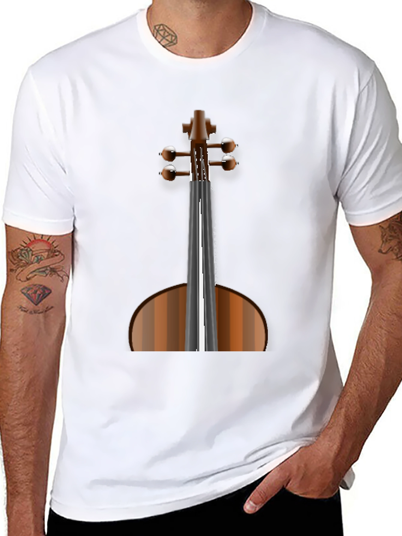 Violin Graphic Tee - Musicians Fashion