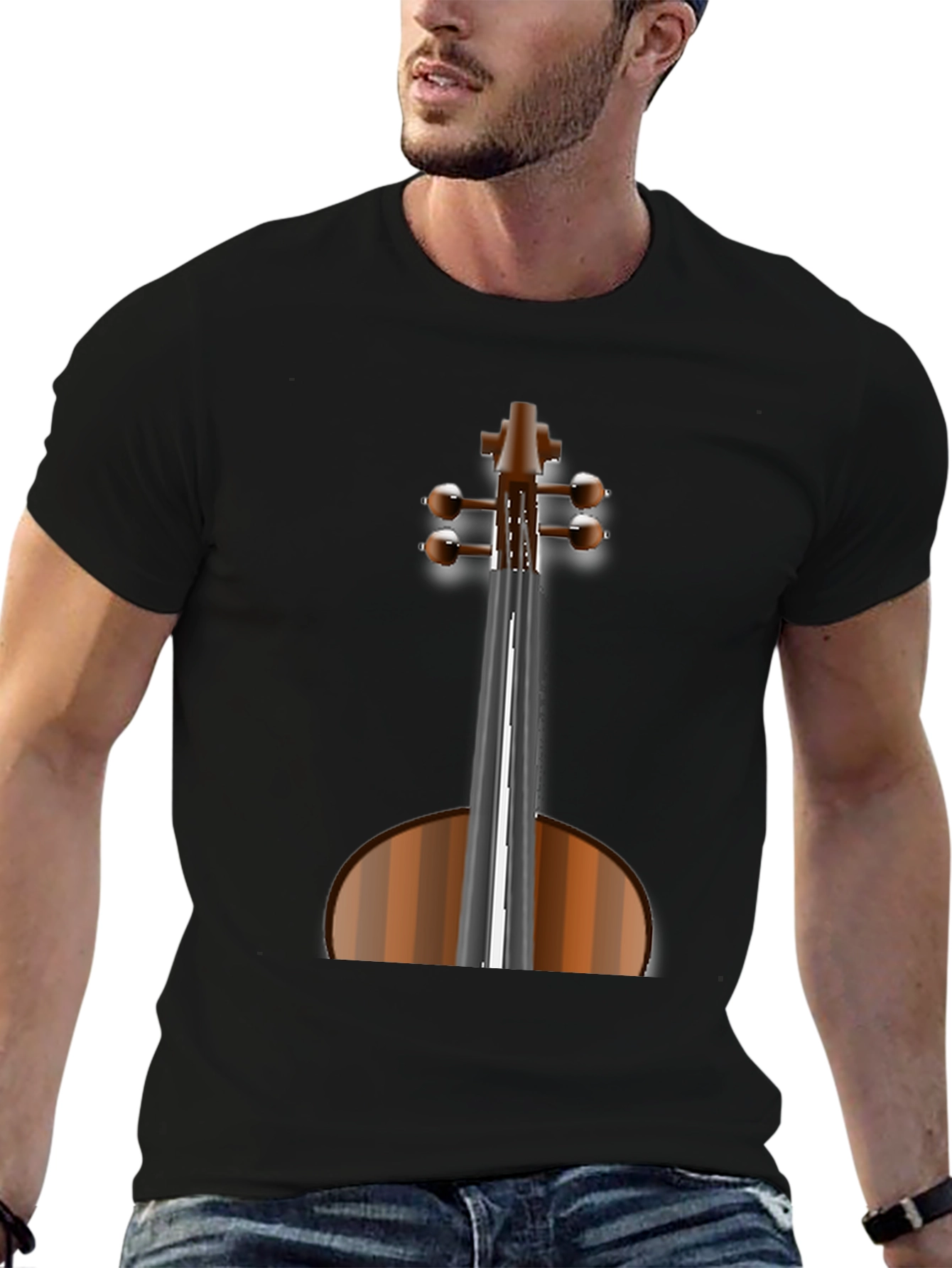 Violin Graphic Tee - Musicians Fashion