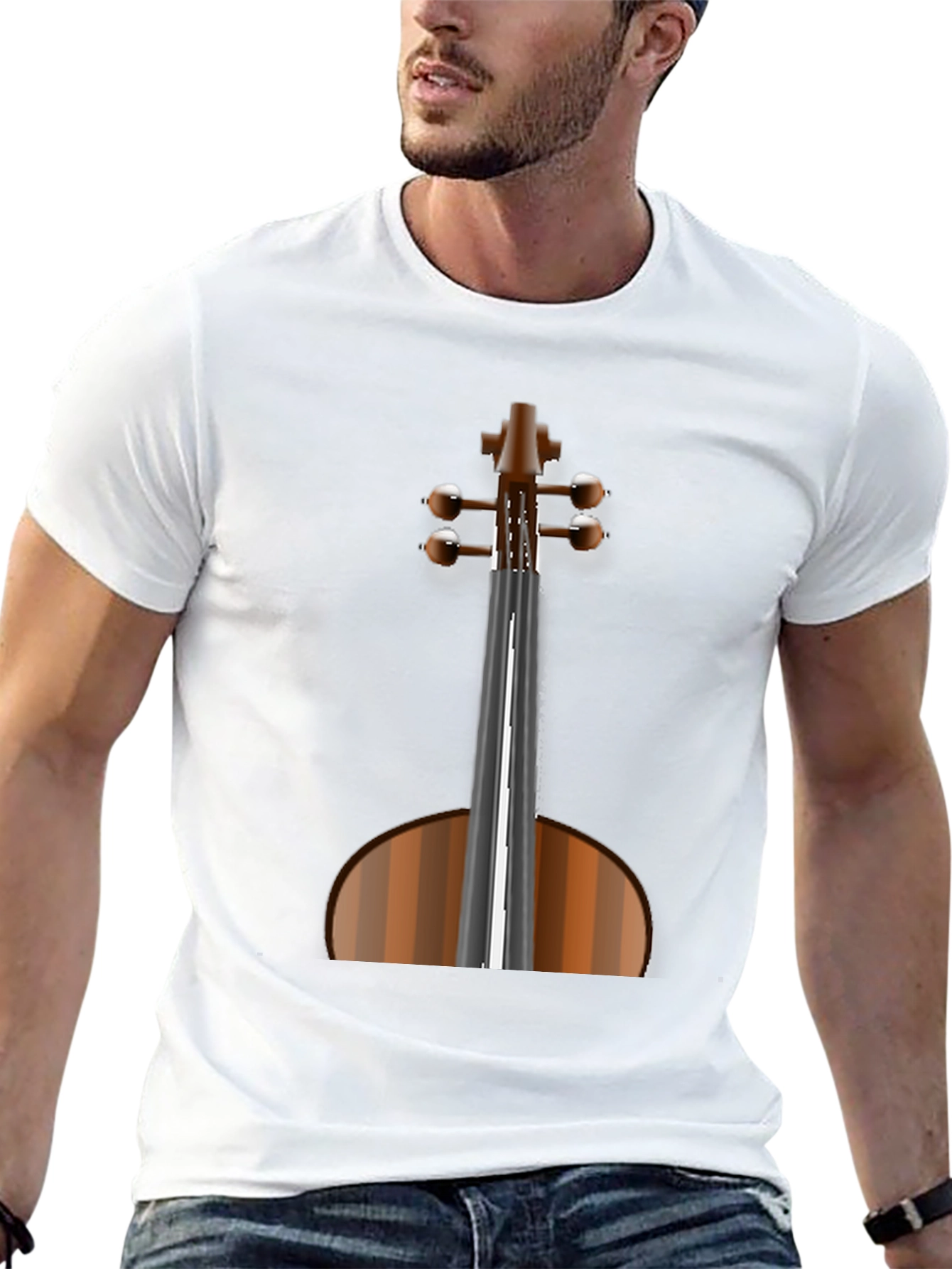Violin Graphic Tee - Musicians Fashion