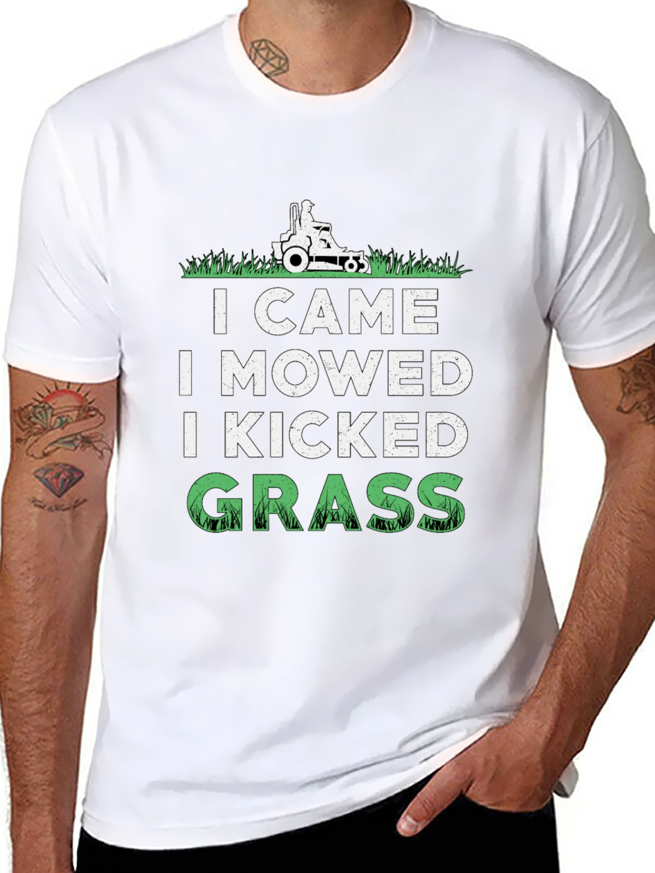 I Came I Mowed I Kicked Grass T-Shirt