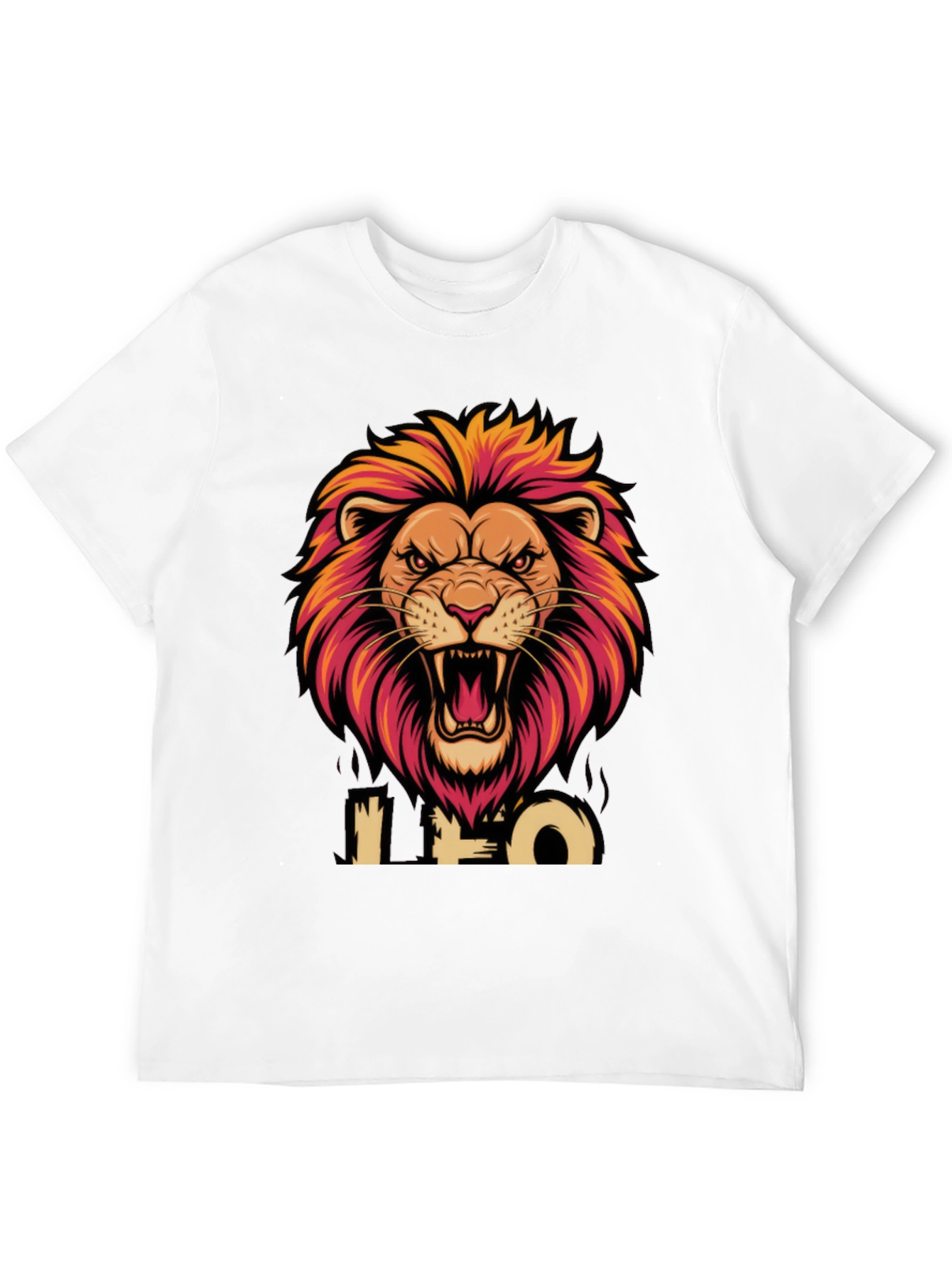 Leo Zodiac Lion Graphic T-Shirt