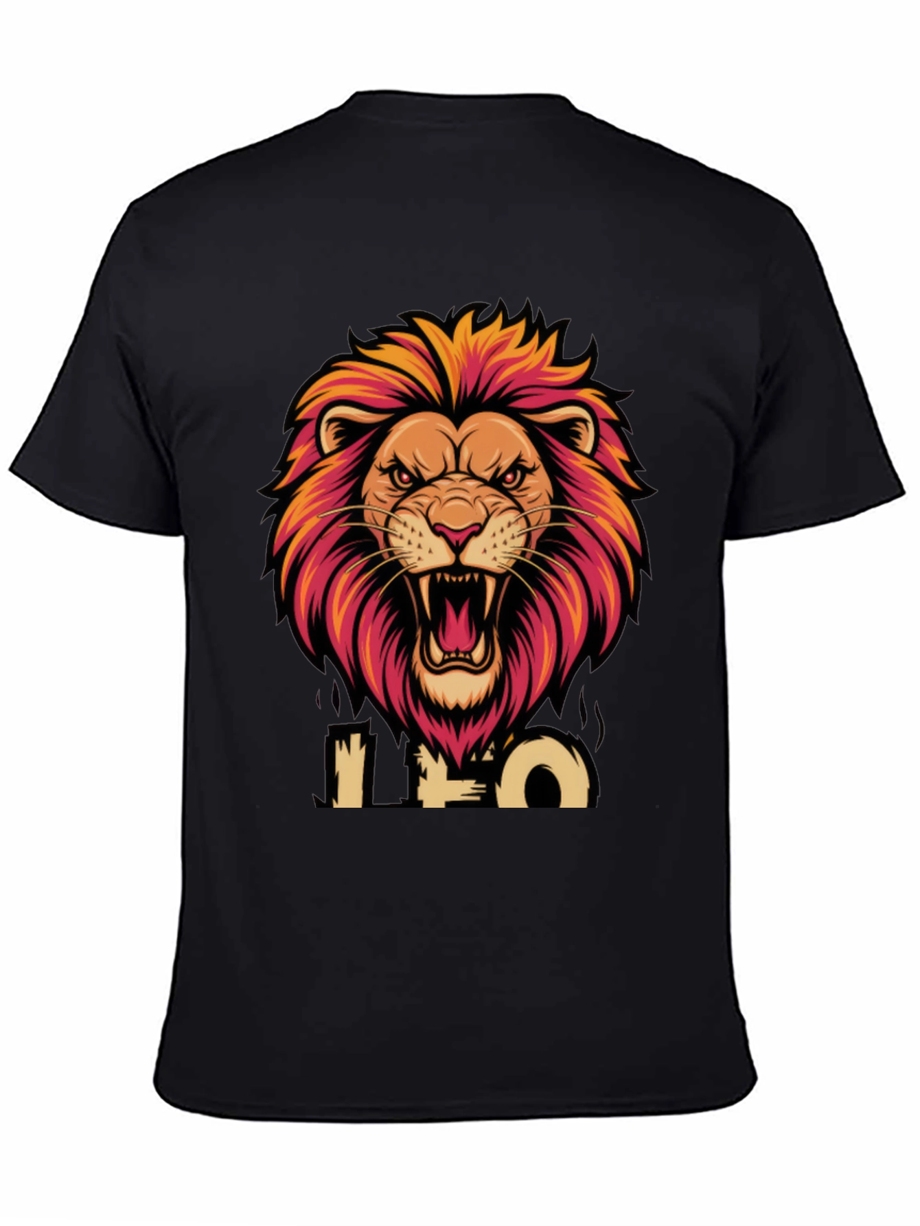 Leo Zodiac Lion Graphic T-Shirt
