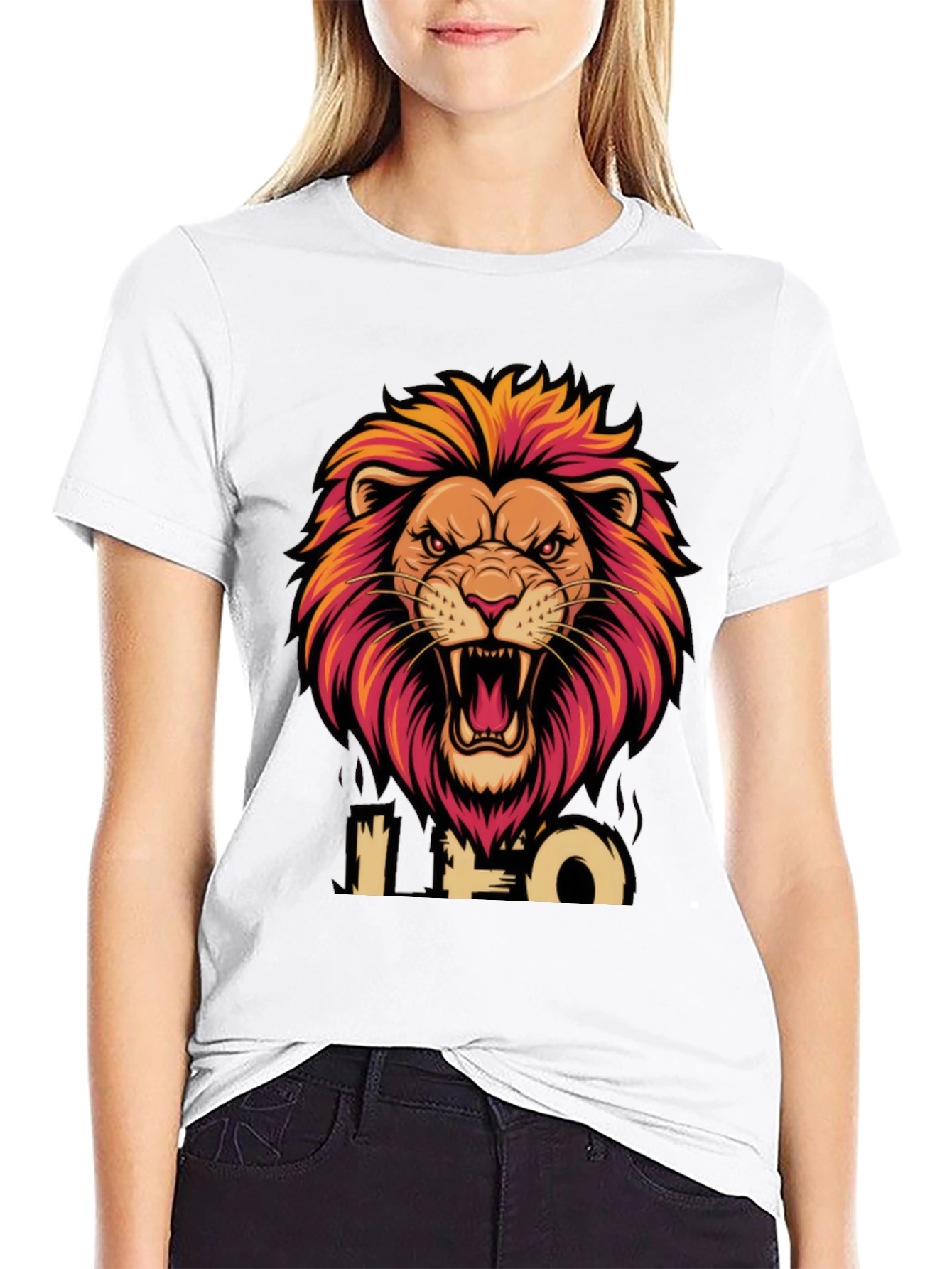 Leo Zodiac Lion Graphic T-Shirt