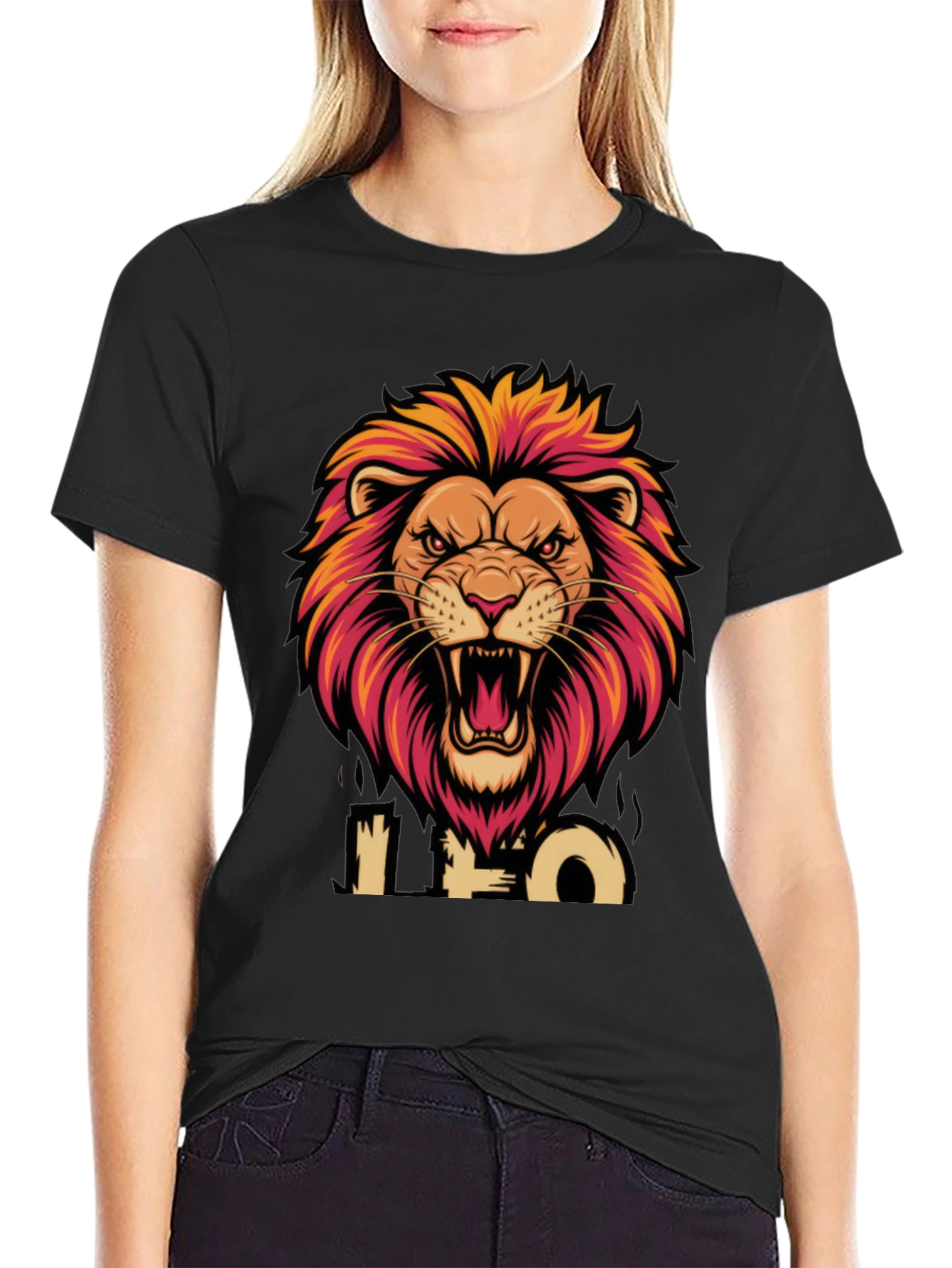 Leo Zodiac Lion Graphic T-Shirt
