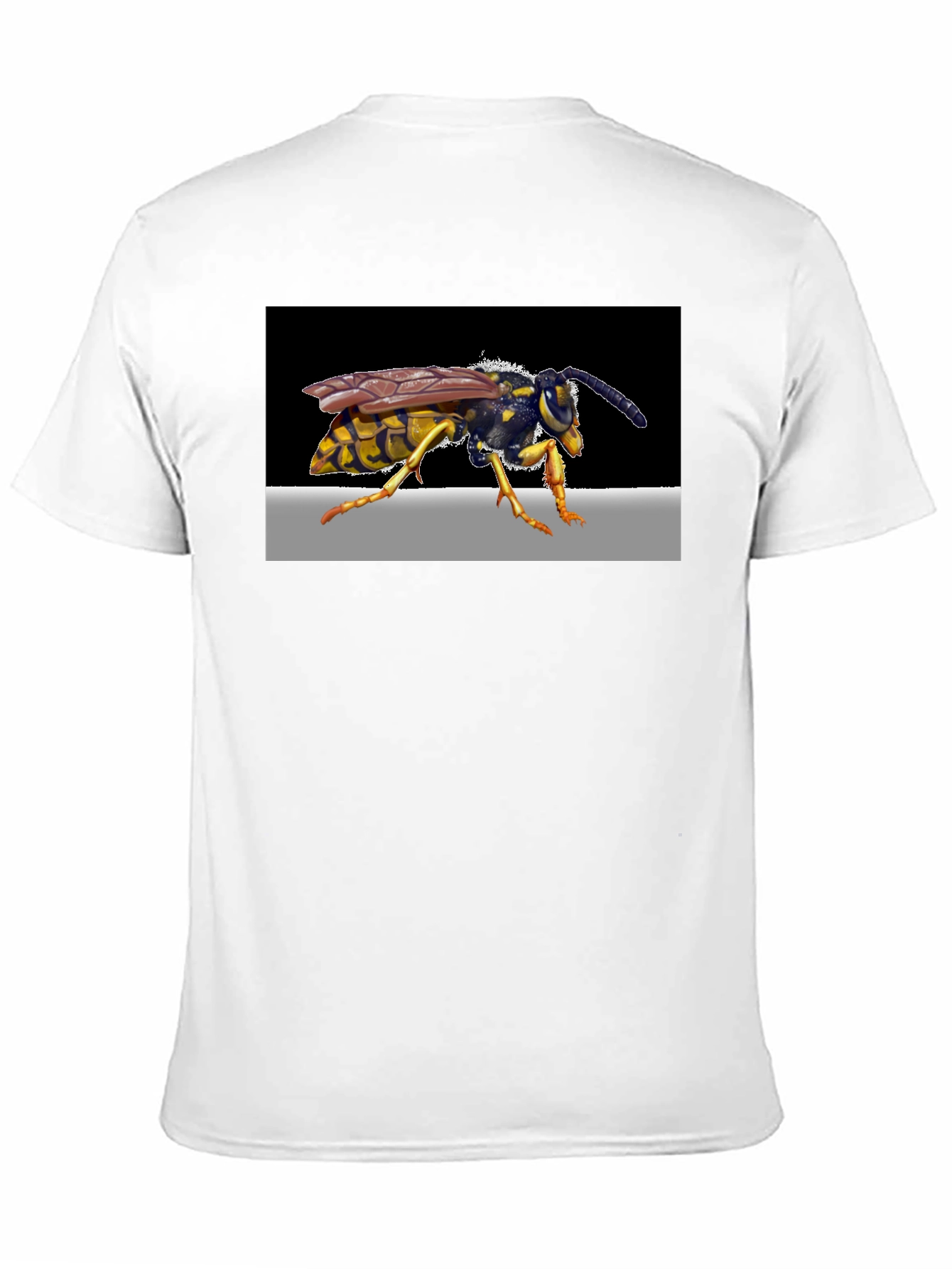 Wasp Graphic Print Black T-Shirt