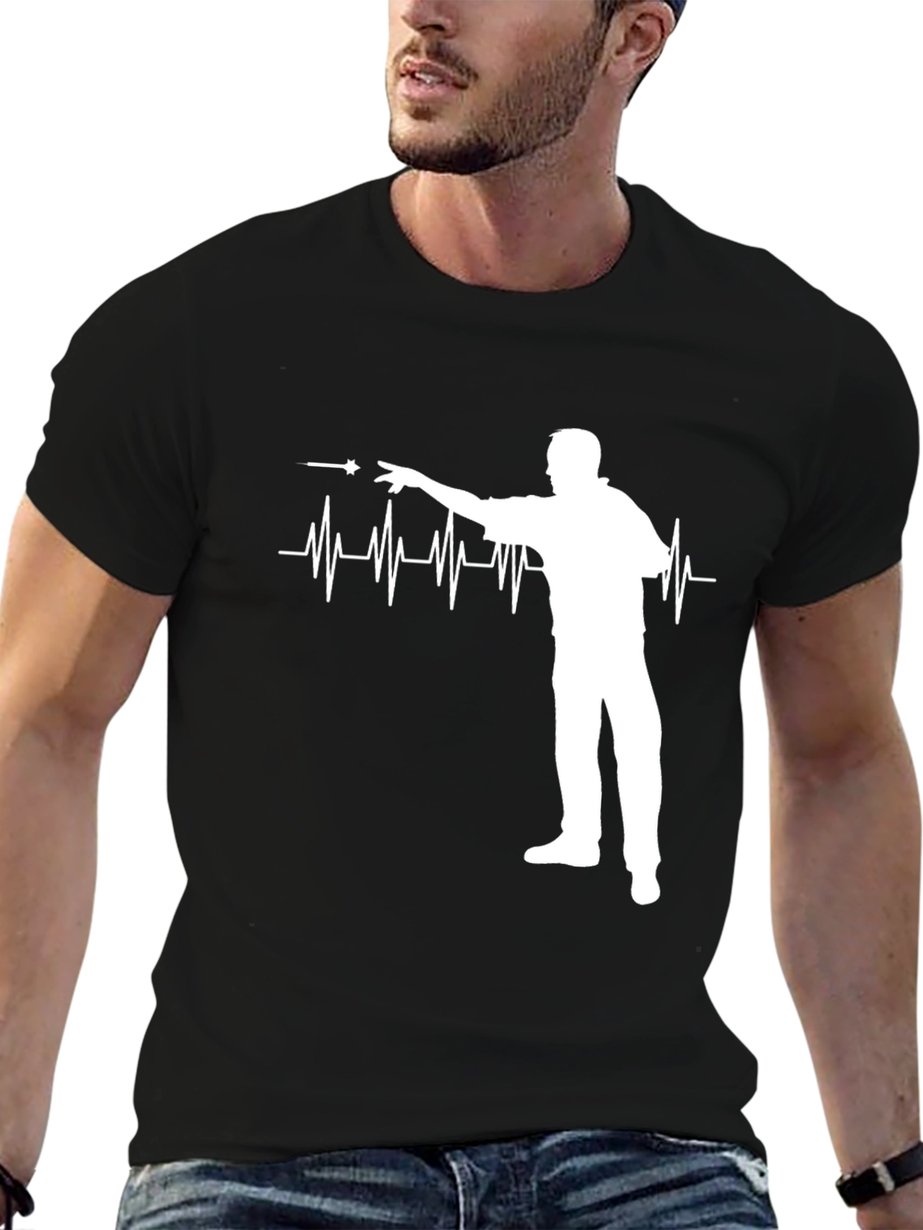 Darts Heartbeat T-Shirt - Darts Lover Tee
