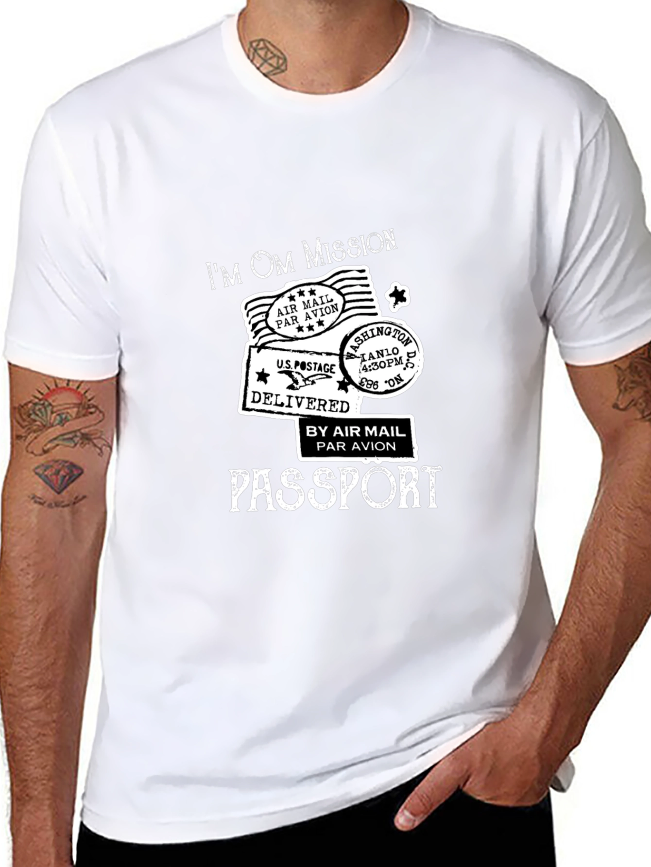 Om Mission Passport Graphic T-Shirt
