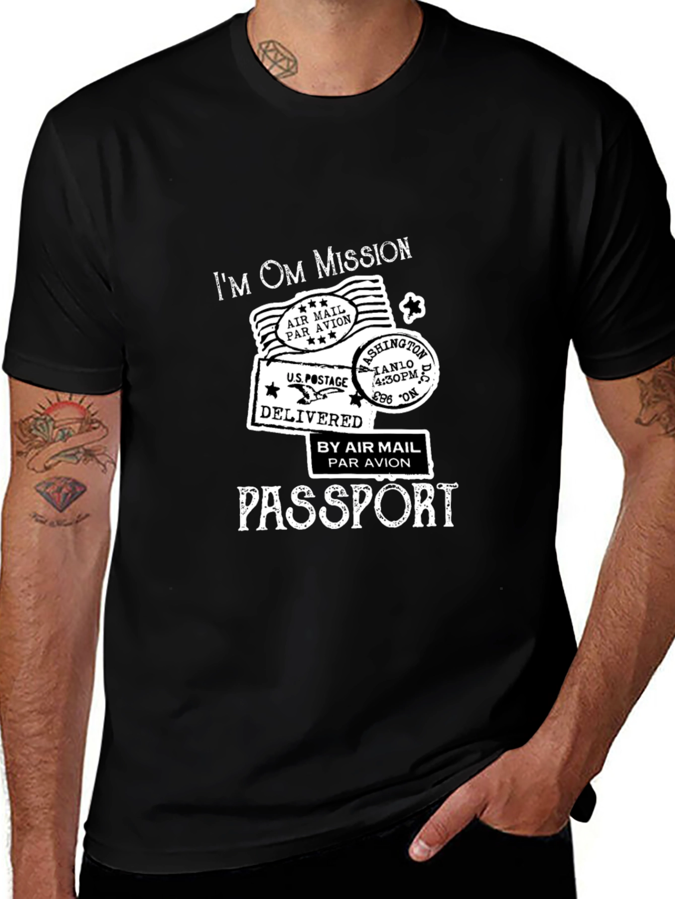Om Mission Passport Graphic T-Shirt