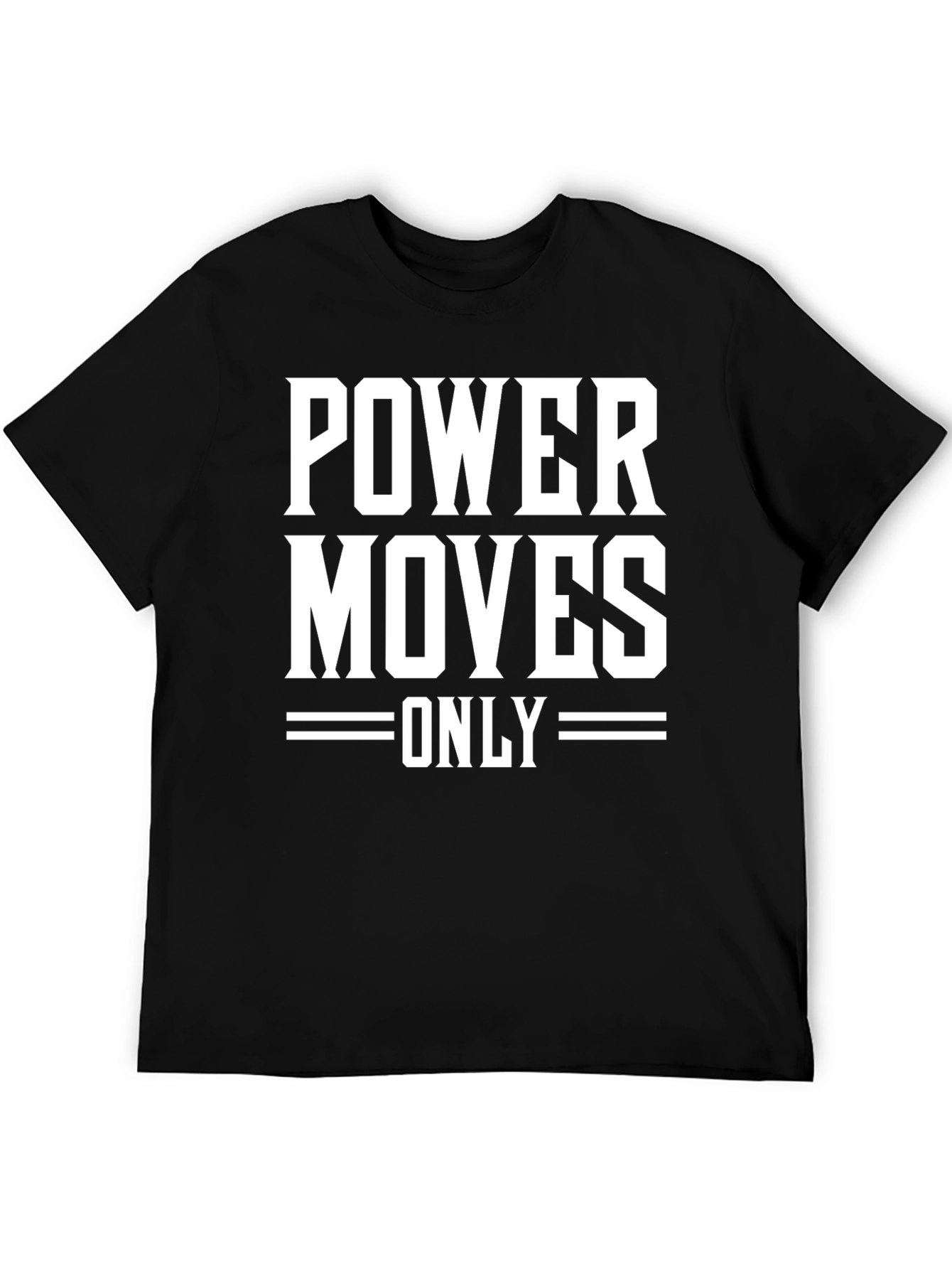 Power Moves Only Graphic Tee - Mens Black T-Shirt