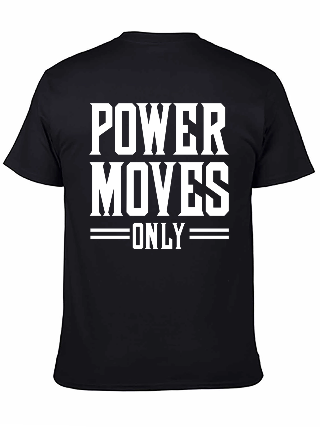 Power Moves Only Graphic Tee - Mens Black T-Shirt