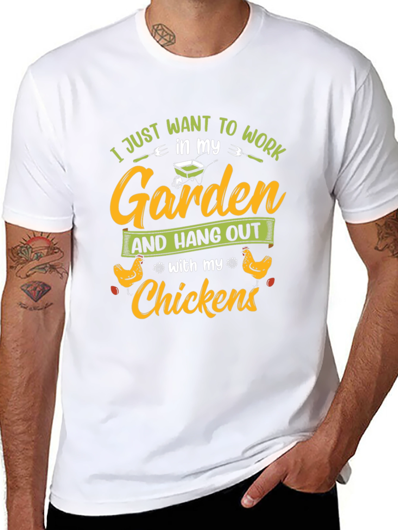 Gardening & Chickens T-Shirt