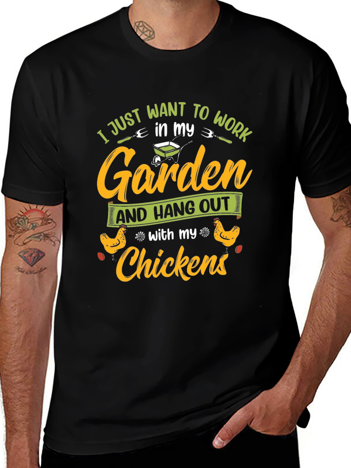 Gardening & Chickens T-Shirt