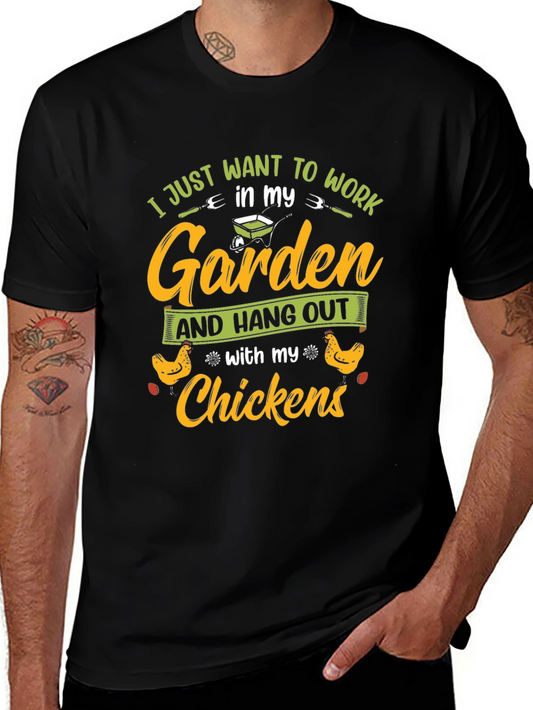 Gardening & Chickens T-Shirt