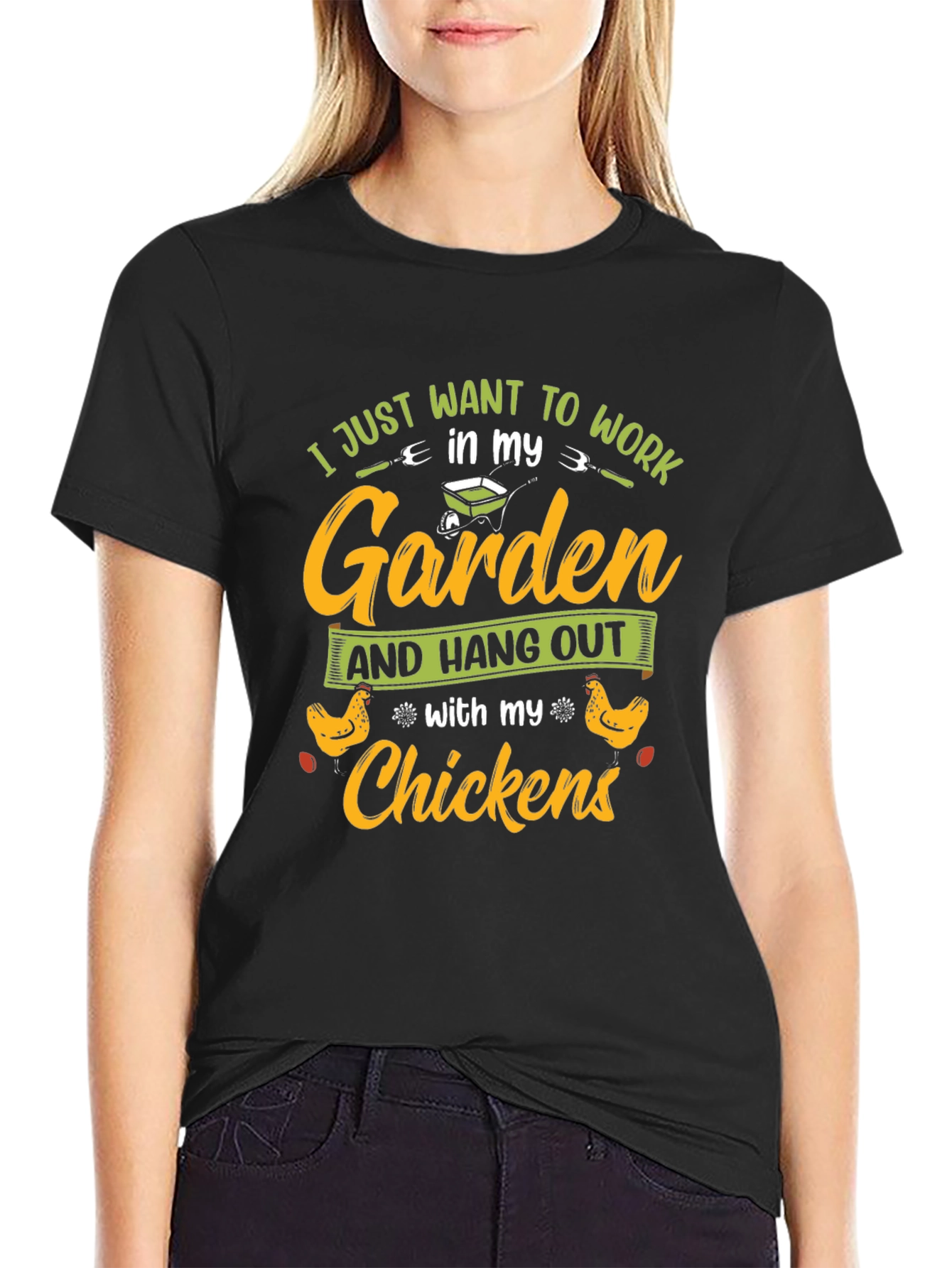 Gardening & Chickens T-Shirt