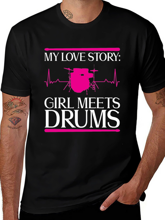 Girl Meets Drums T-Shirt