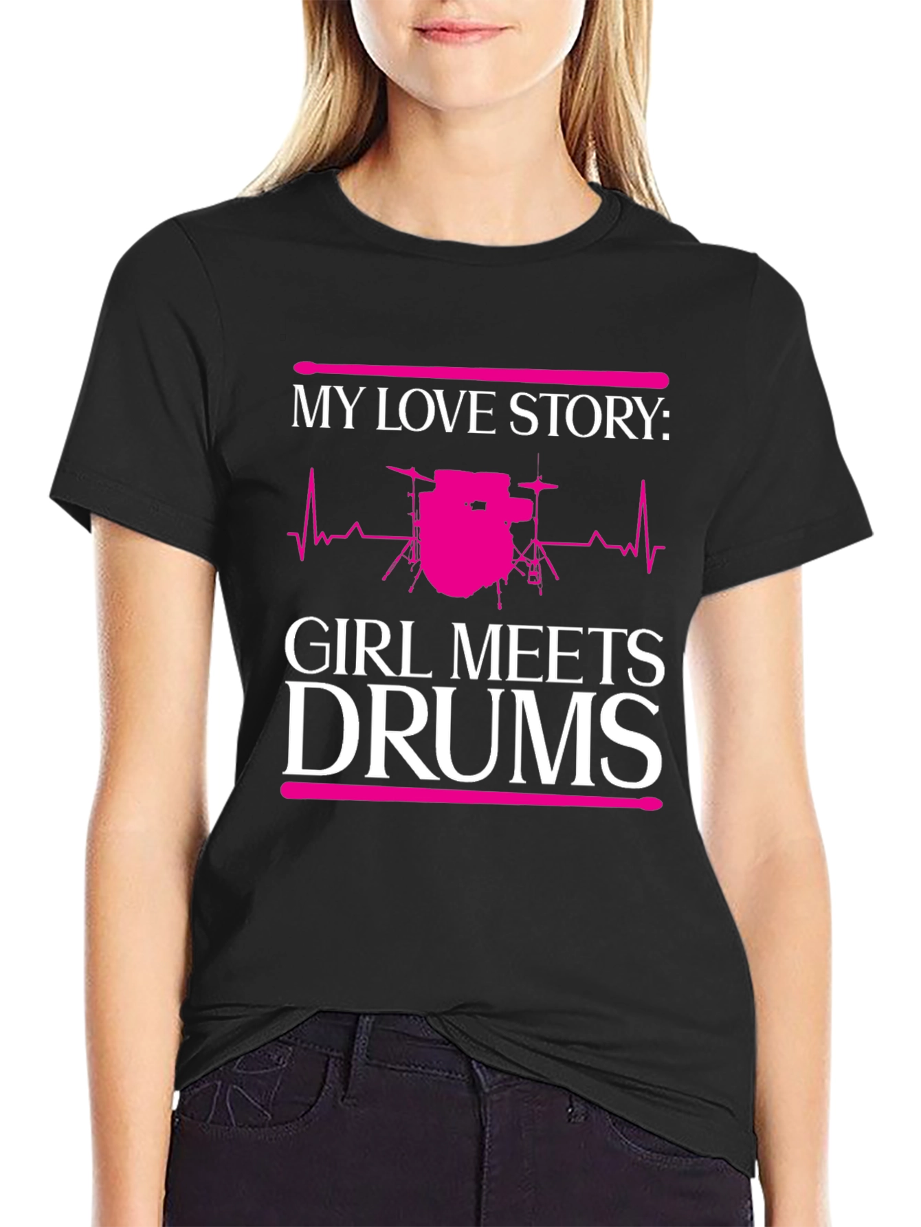 Girl Meets Drums T-Shirt