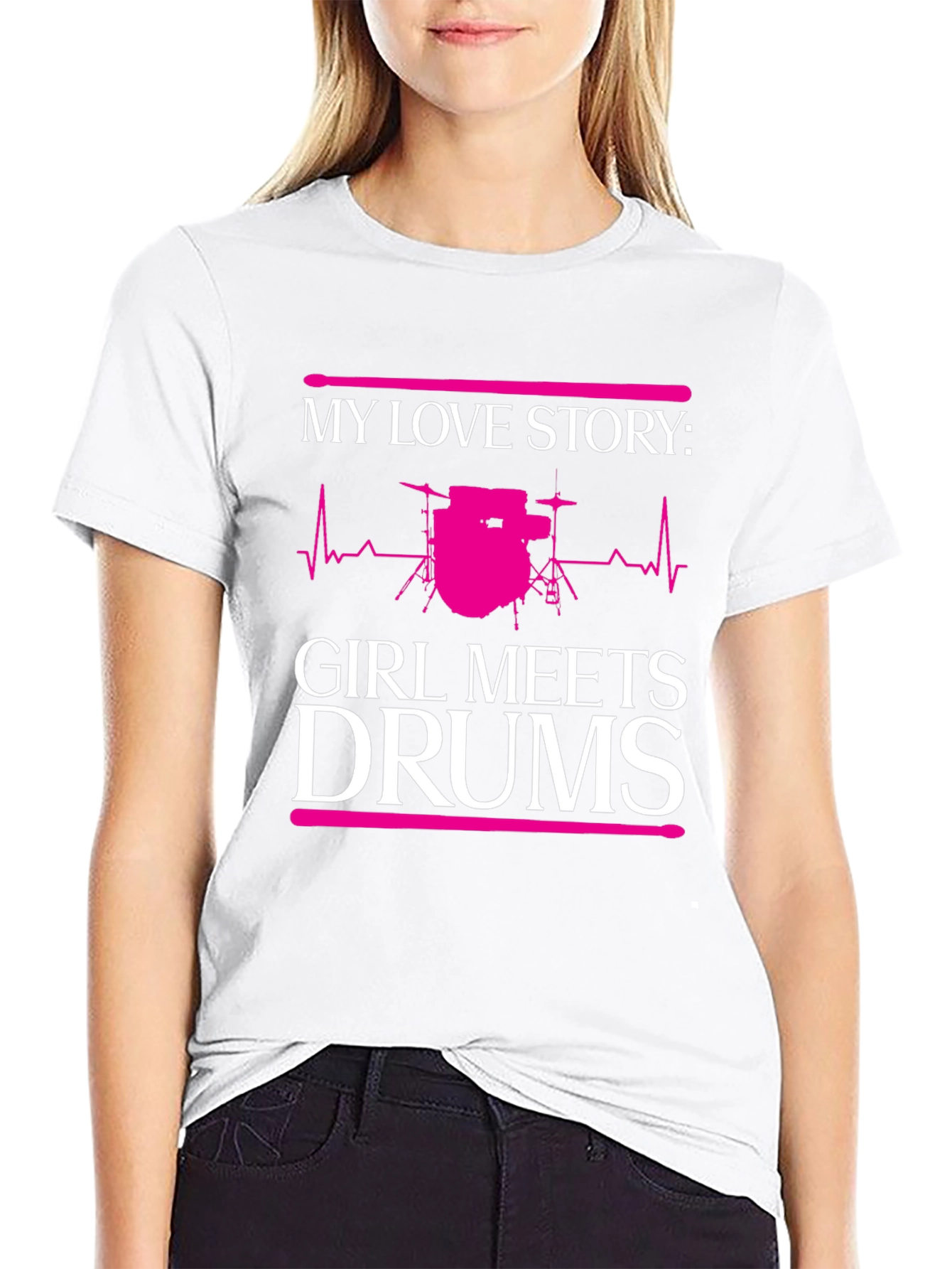 Girl Meets Drums T-Shirt