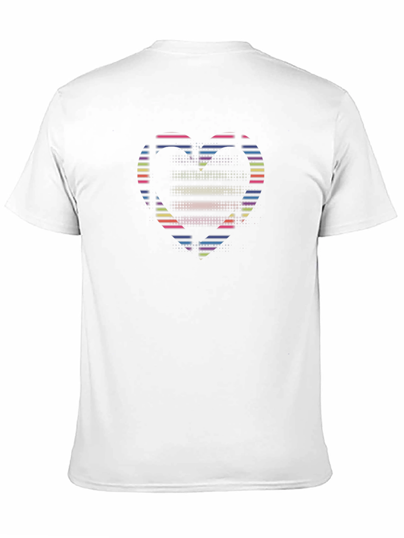 Retro Heart Graphic Black Tee