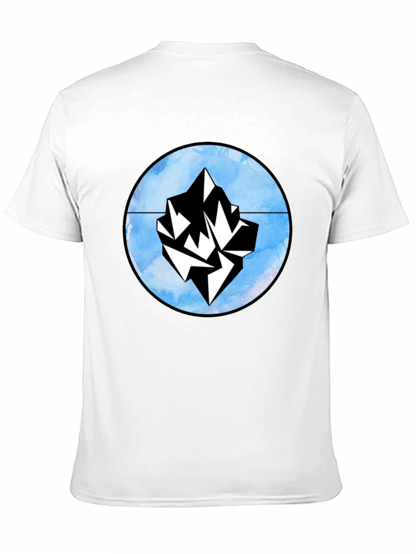 Iceberg Graphic Black T-Shirt - Stylish Casual Wear