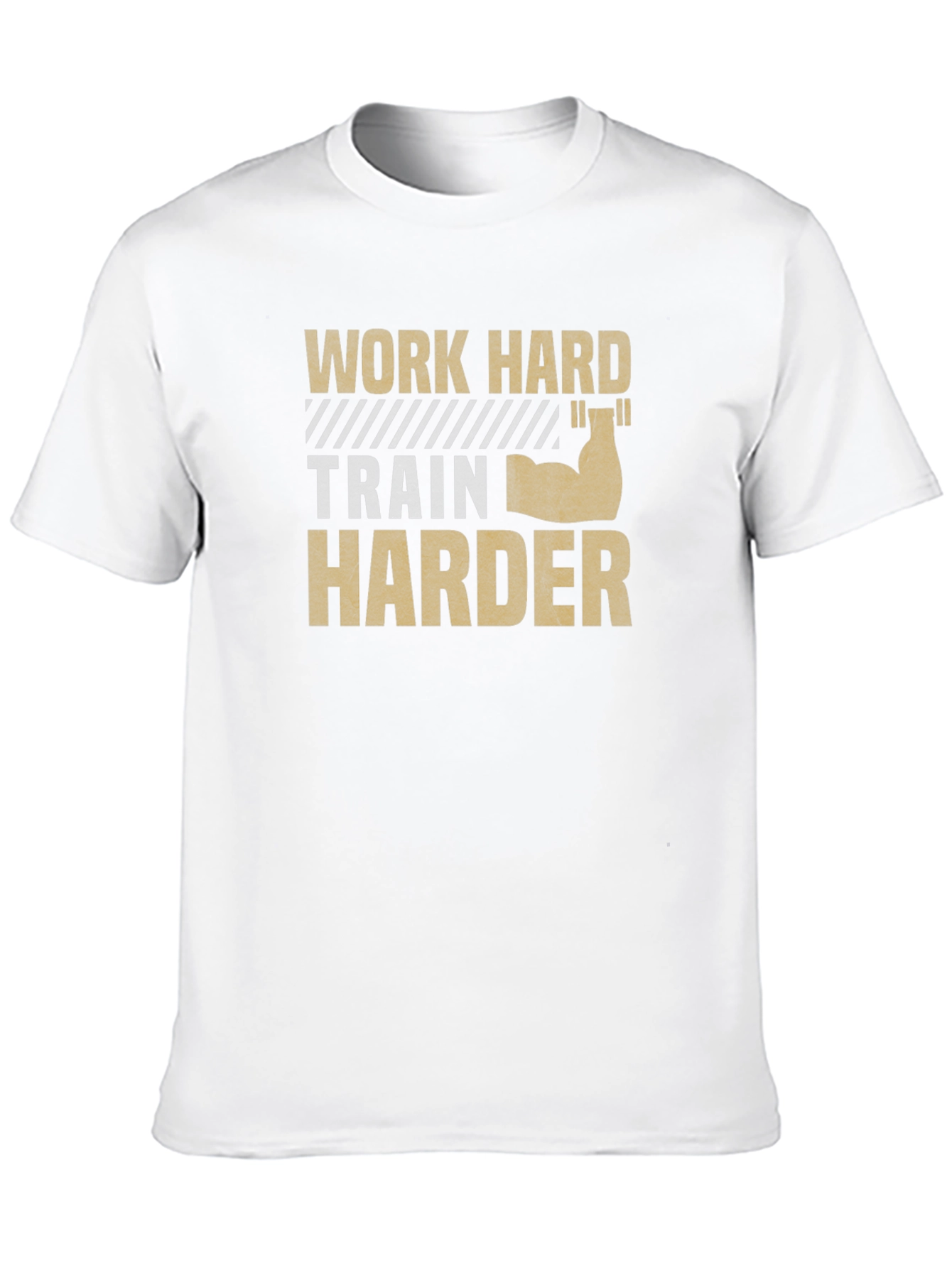 Work Hard Train Harder Black T-Shirt