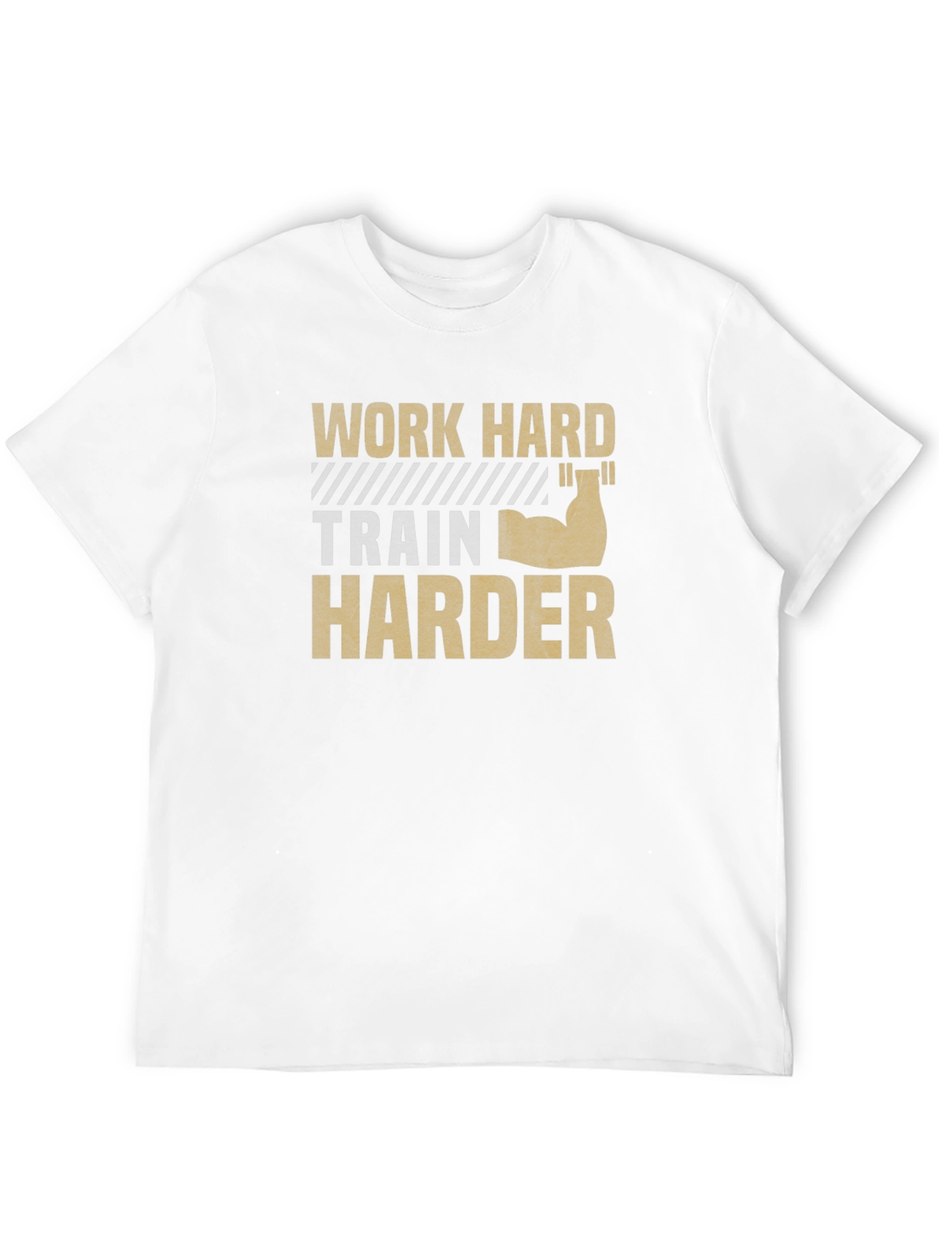 Work Hard Train Harder Black T-Shirt