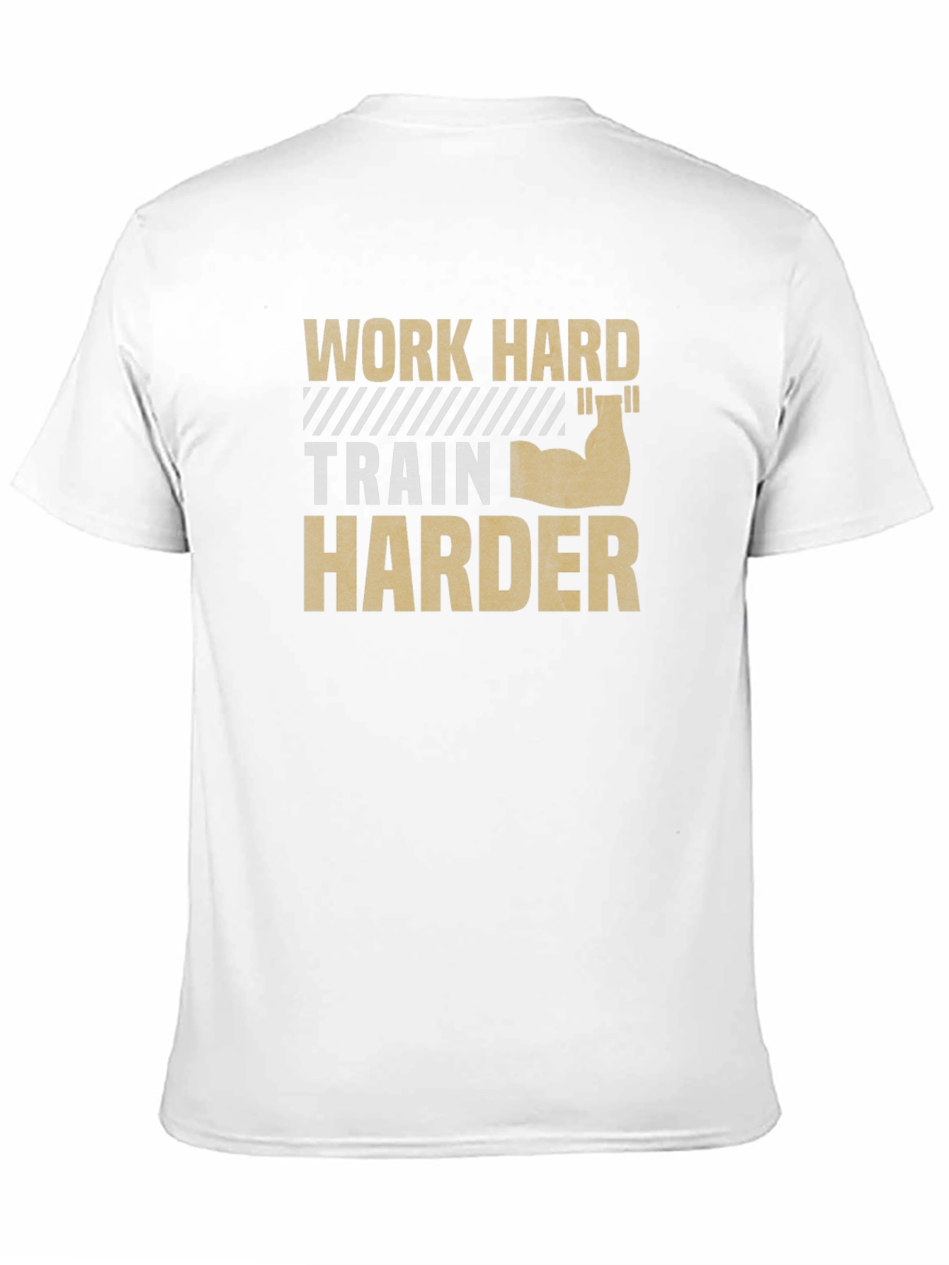 Work Hard Train Harder Black T-Shirt