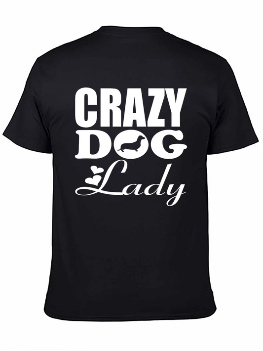 Crazy Dog Lady T-Shirt - Dachshund Love